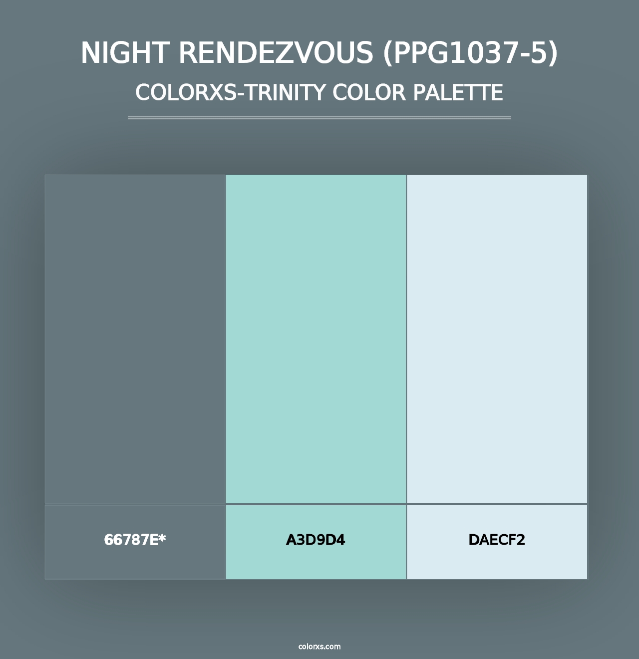 Night Rendezvous (PPG1037-5) - Colorxs Trinity Palette