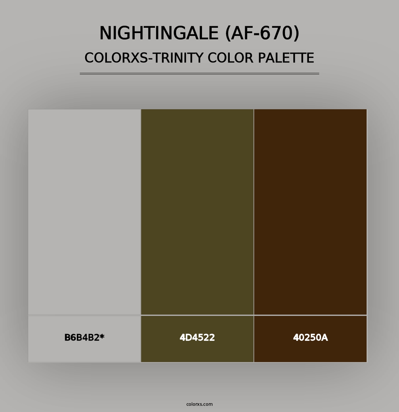 Nightingale (AF-670) - Colorxs Trinity Palette