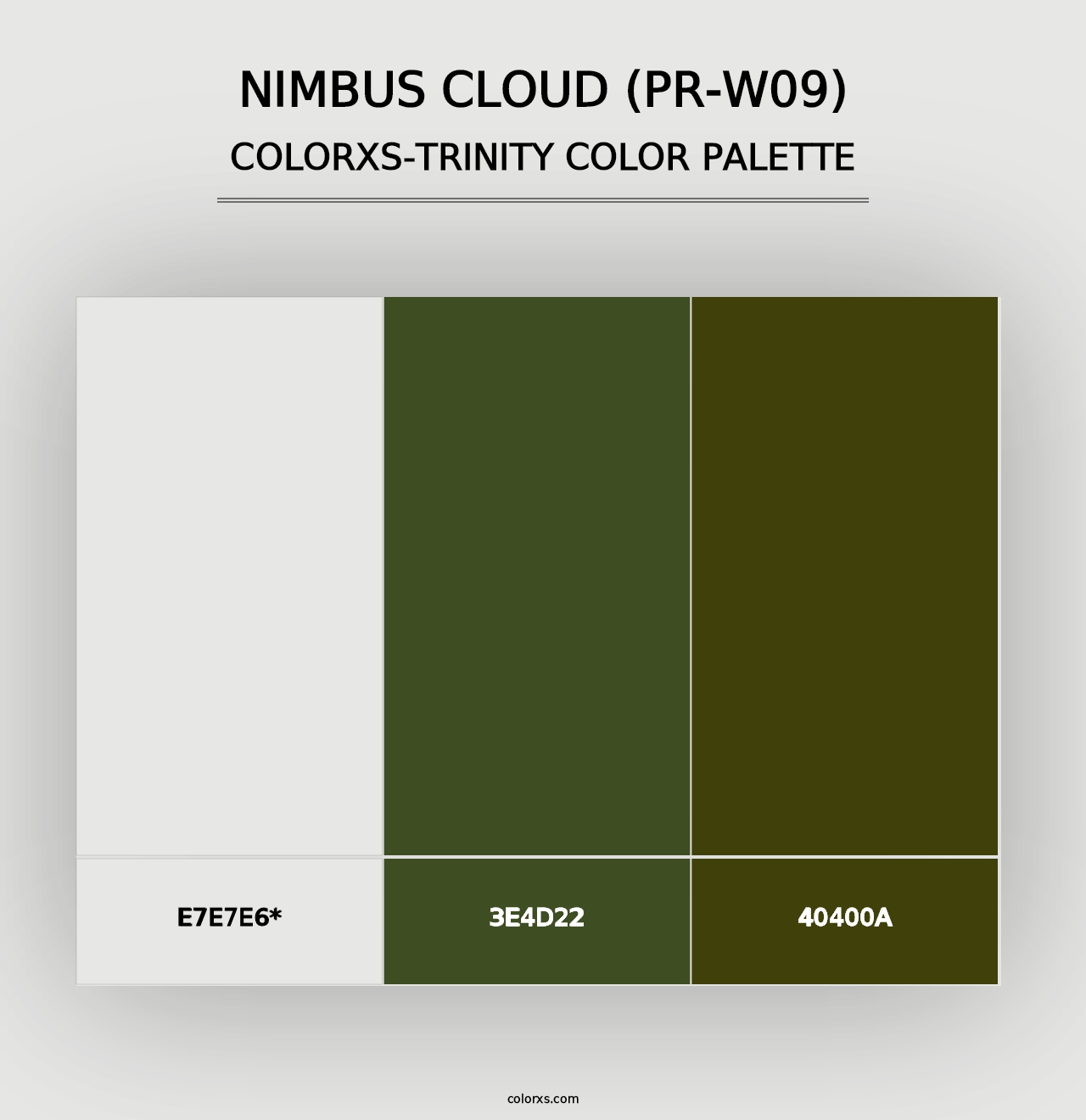 Nimbus Cloud (PR-W09) - Colorxs Trinity Palette