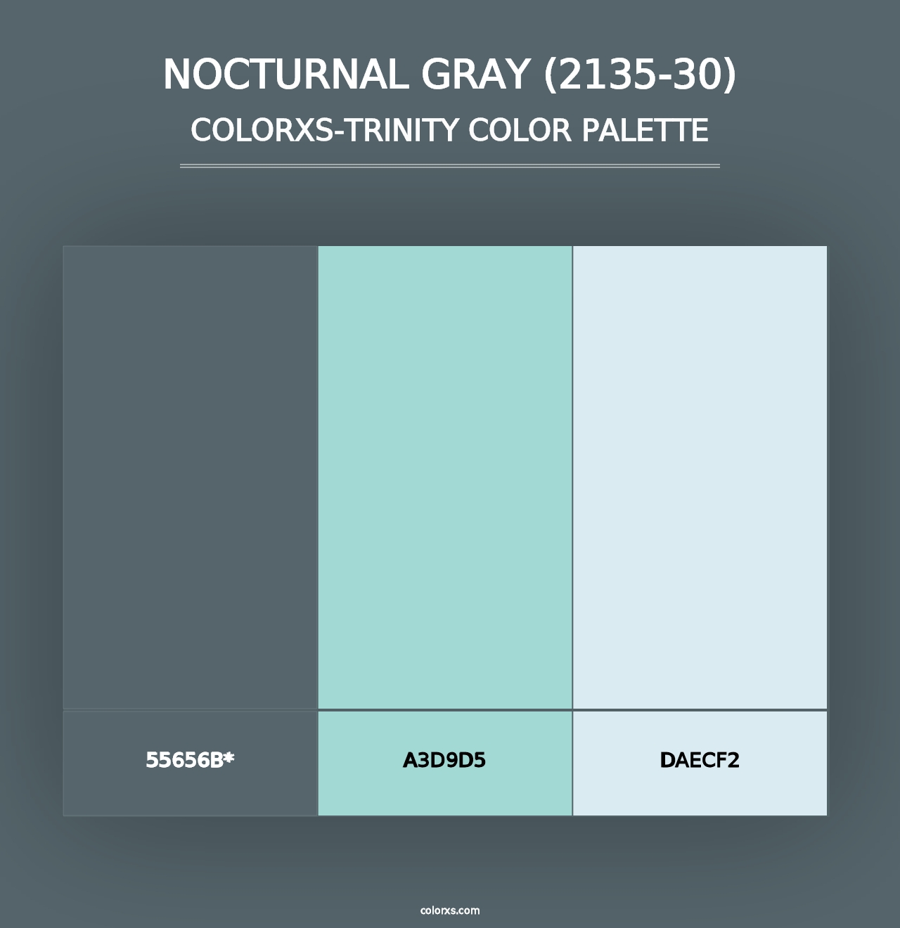 Nocturnal Gray (2135-30) - Colorxs Trinity Palette