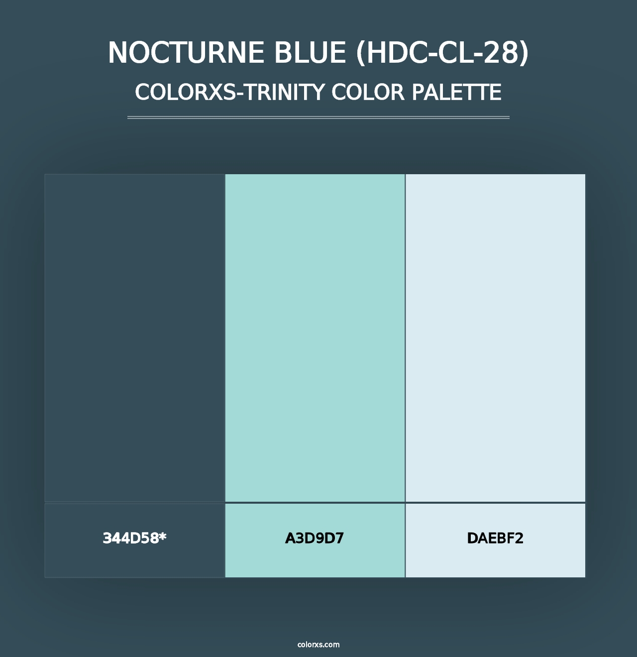 Nocturne Blue (HDC-CL-28) - Colorxs Trinity Palette