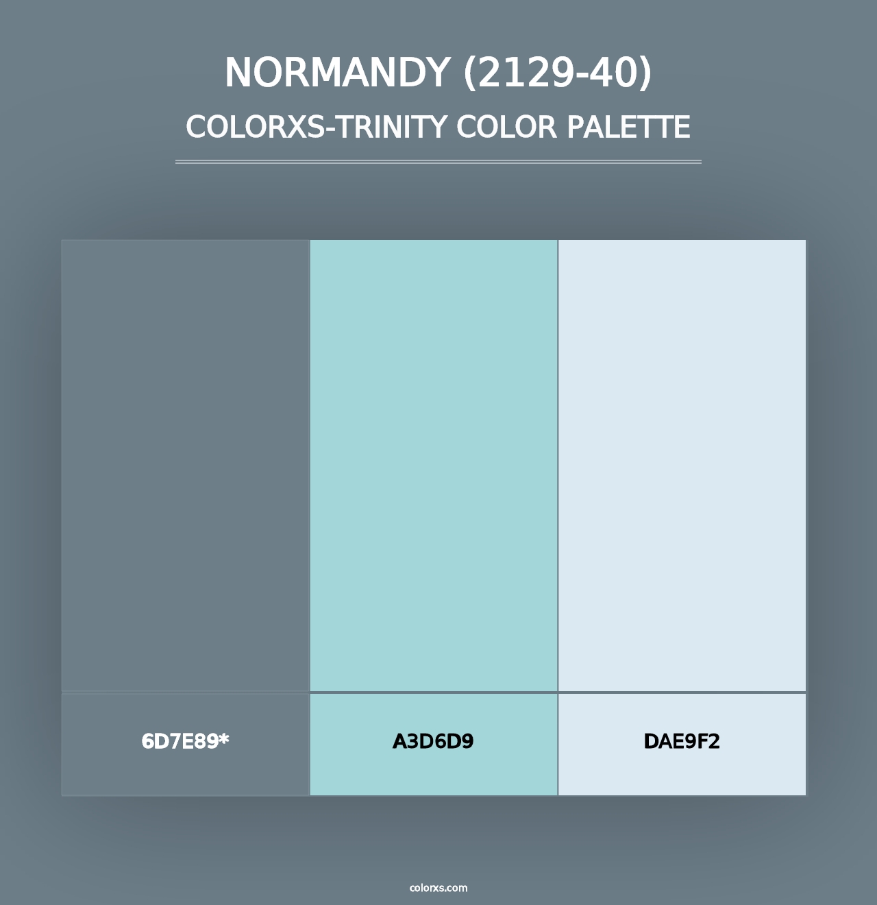 Normandy (2129-40) - Colorxs Trinity Palette