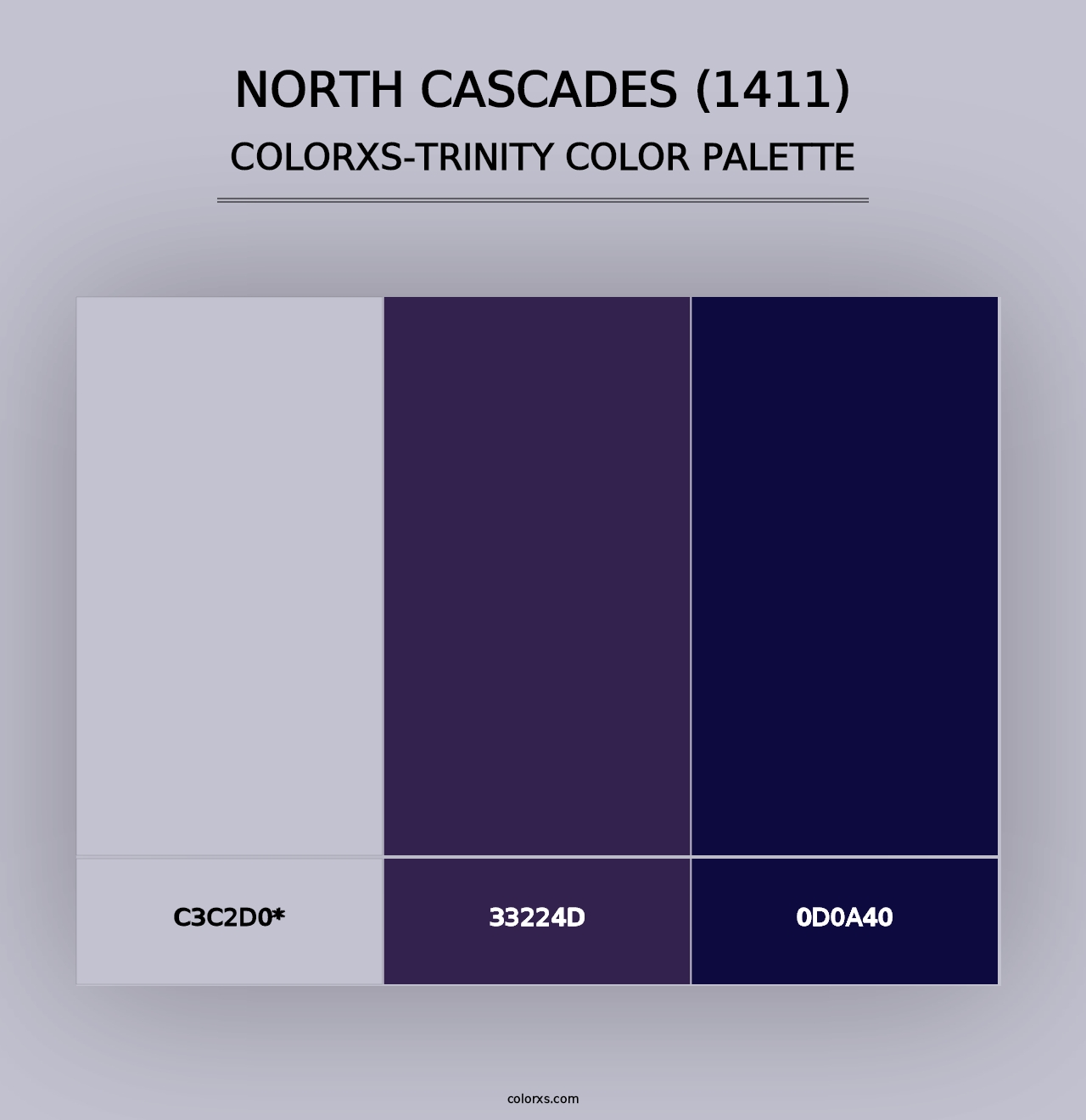 North Cascades (1411) - Colorxs Trinity Palette