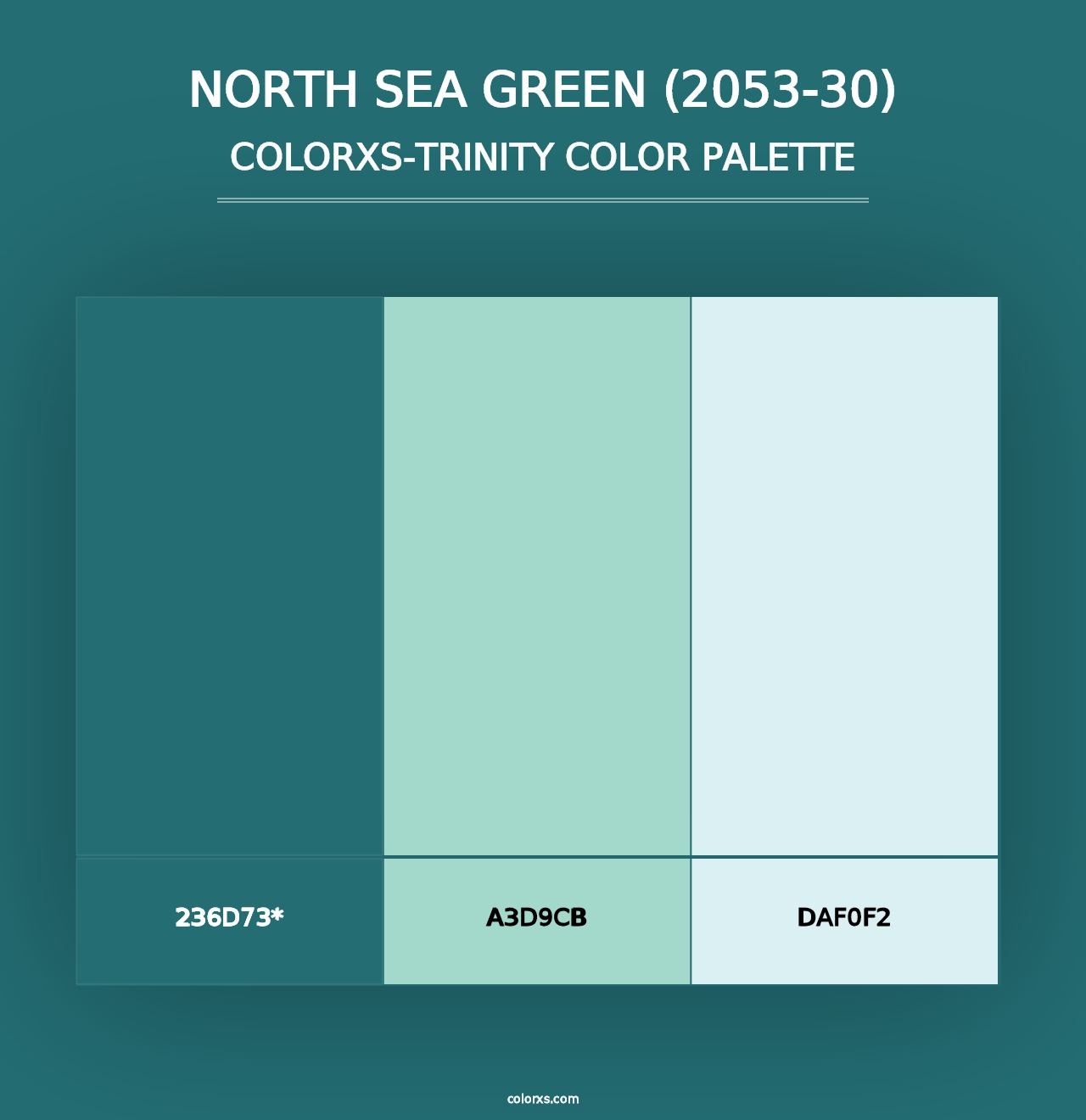 North Sea Green (2053-30) - Colorxs Trinity Palette