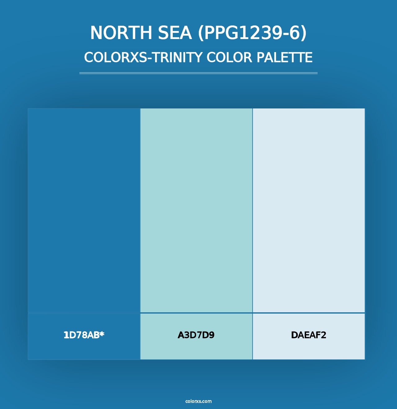 North Sea (PPG1239-6) - Colorxs Trinity Palette