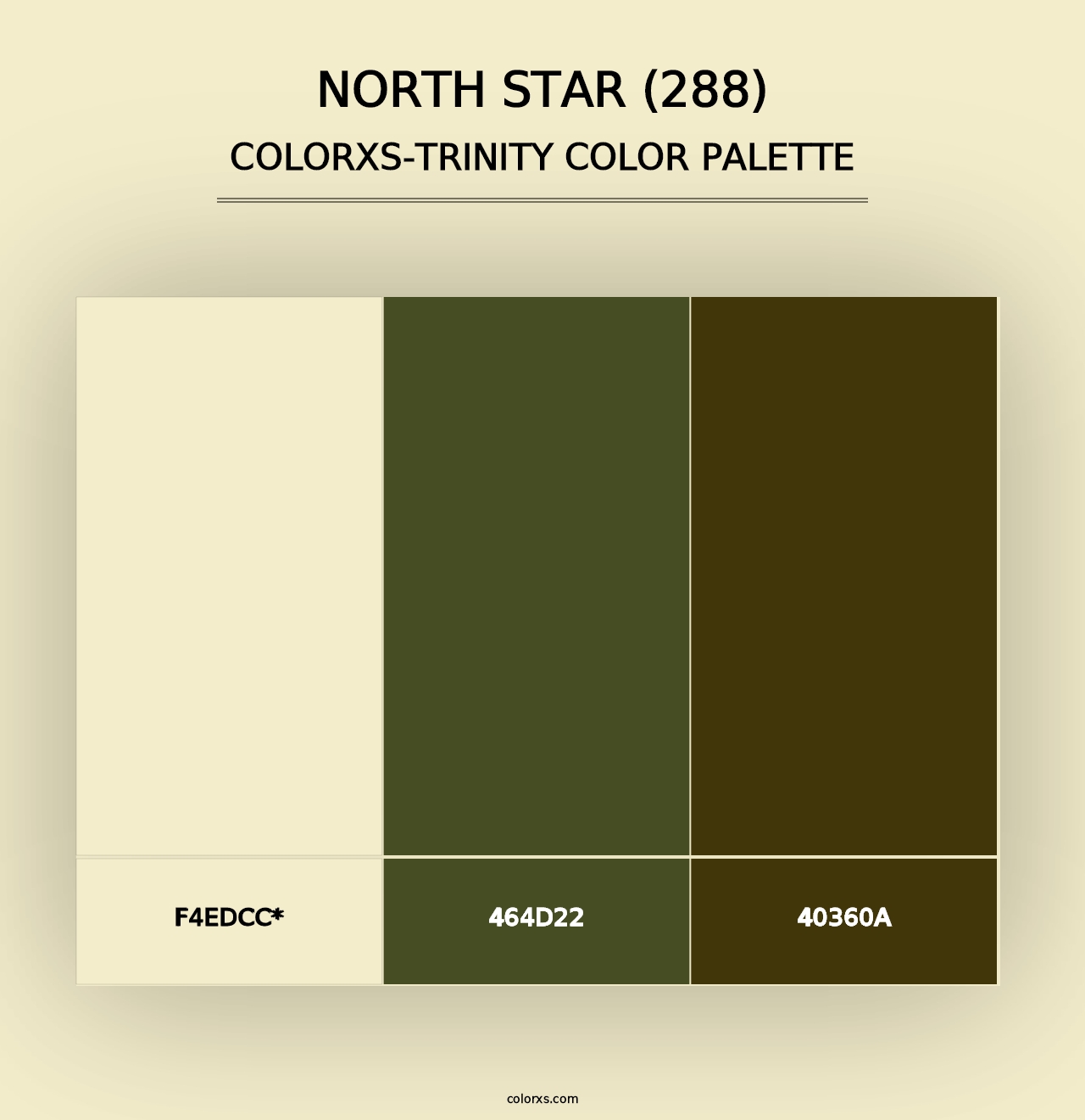 North Star (288) - Colorxs Trinity Palette