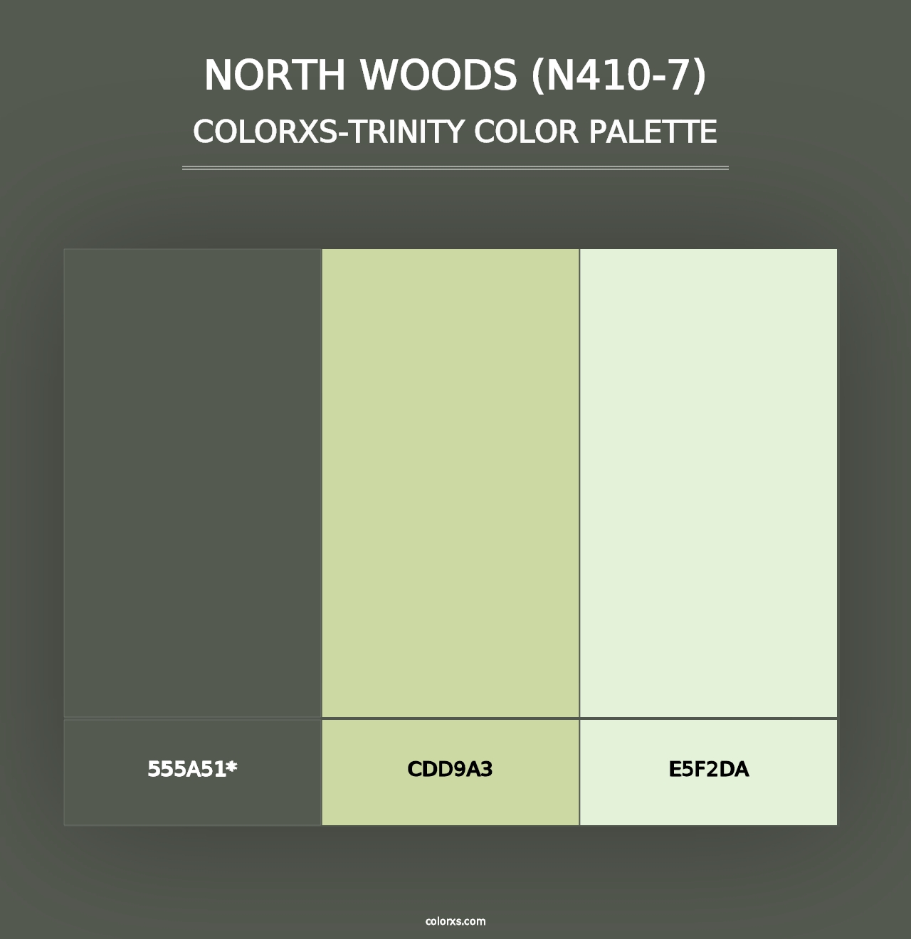 North Woods (N410-7) - Colorxs Trinity Palette