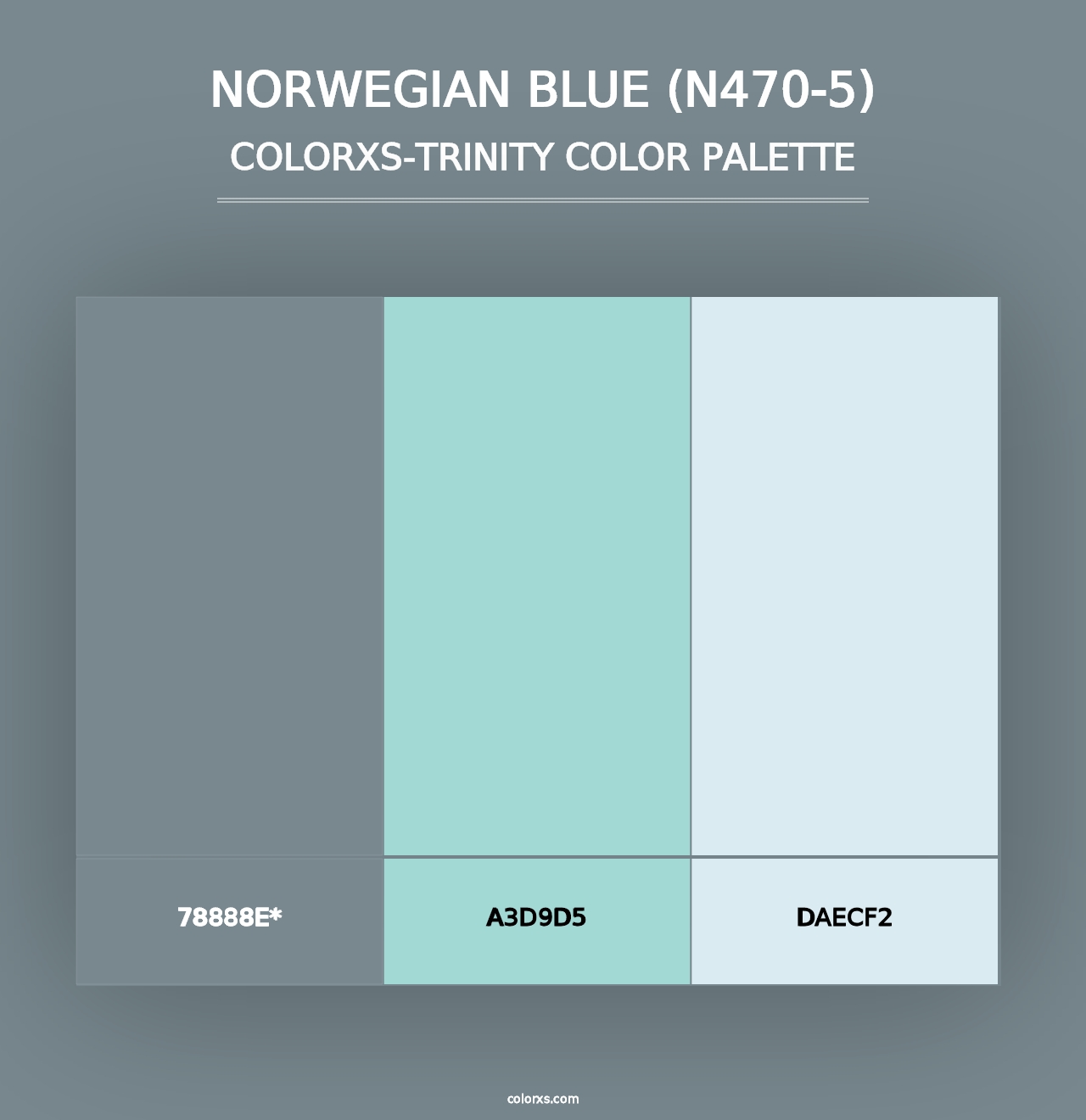 Norwegian Blue (N470-5) - Colorxs Trinity Palette