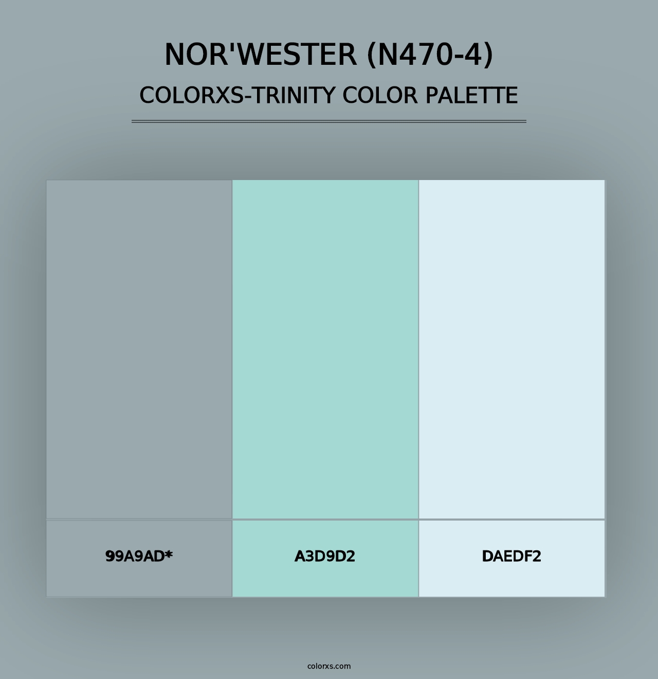 Nor'Wester (N470-4) - Colorxs Trinity Palette