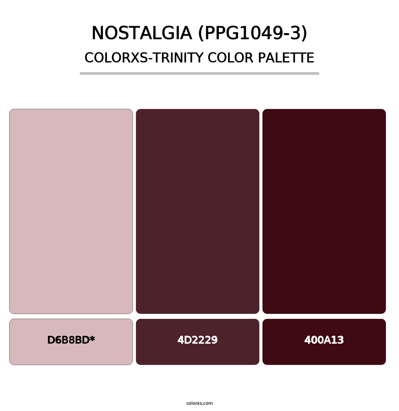 Nostalgia (PPG1049-3) - Colorxs Trinity Palette