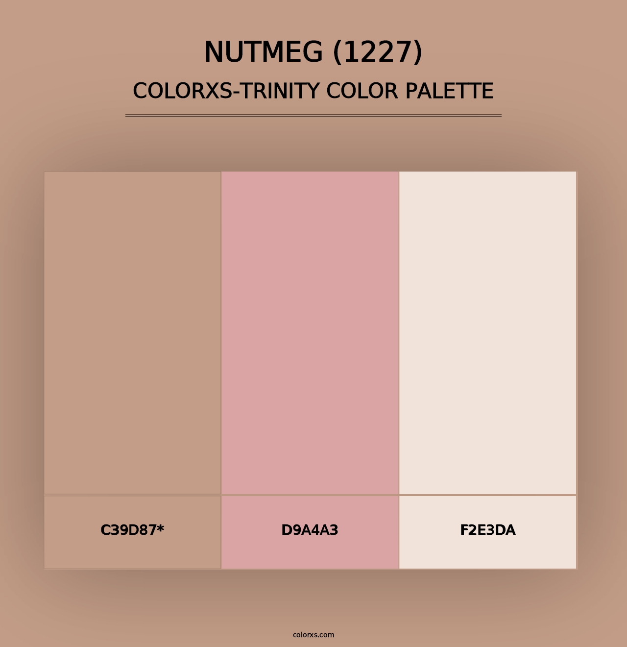 Nutmeg (1227) - Colorxs Trinity Palette