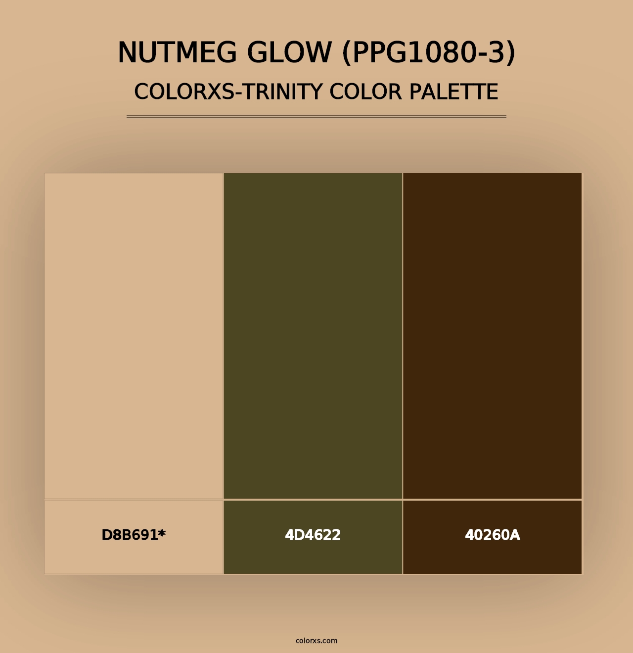 Nutmeg Glow (PPG1080-3) - Colorxs Trinity Palette