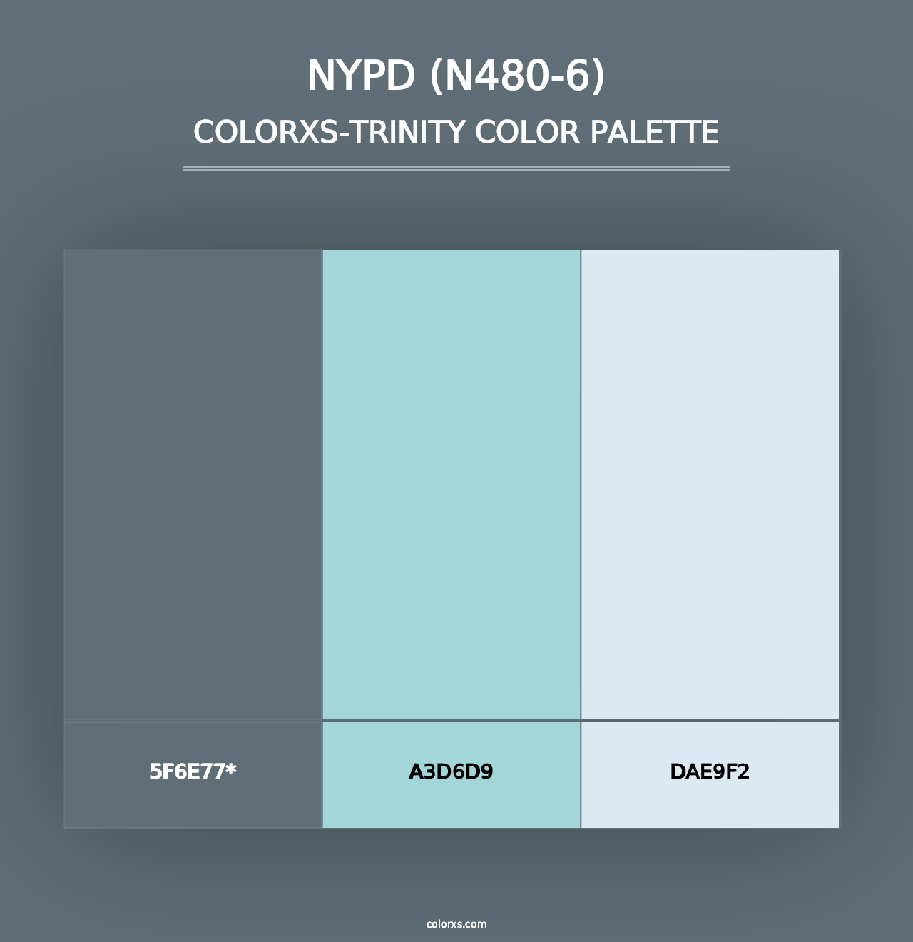 Nypd (N480-6) - Colorxs Trinity Palette