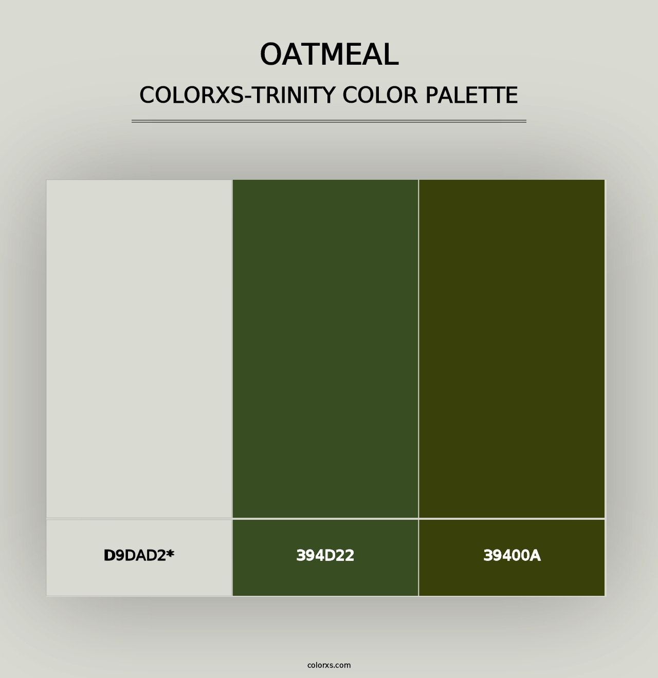 Oatmeal - Colorxs Trinity Palette