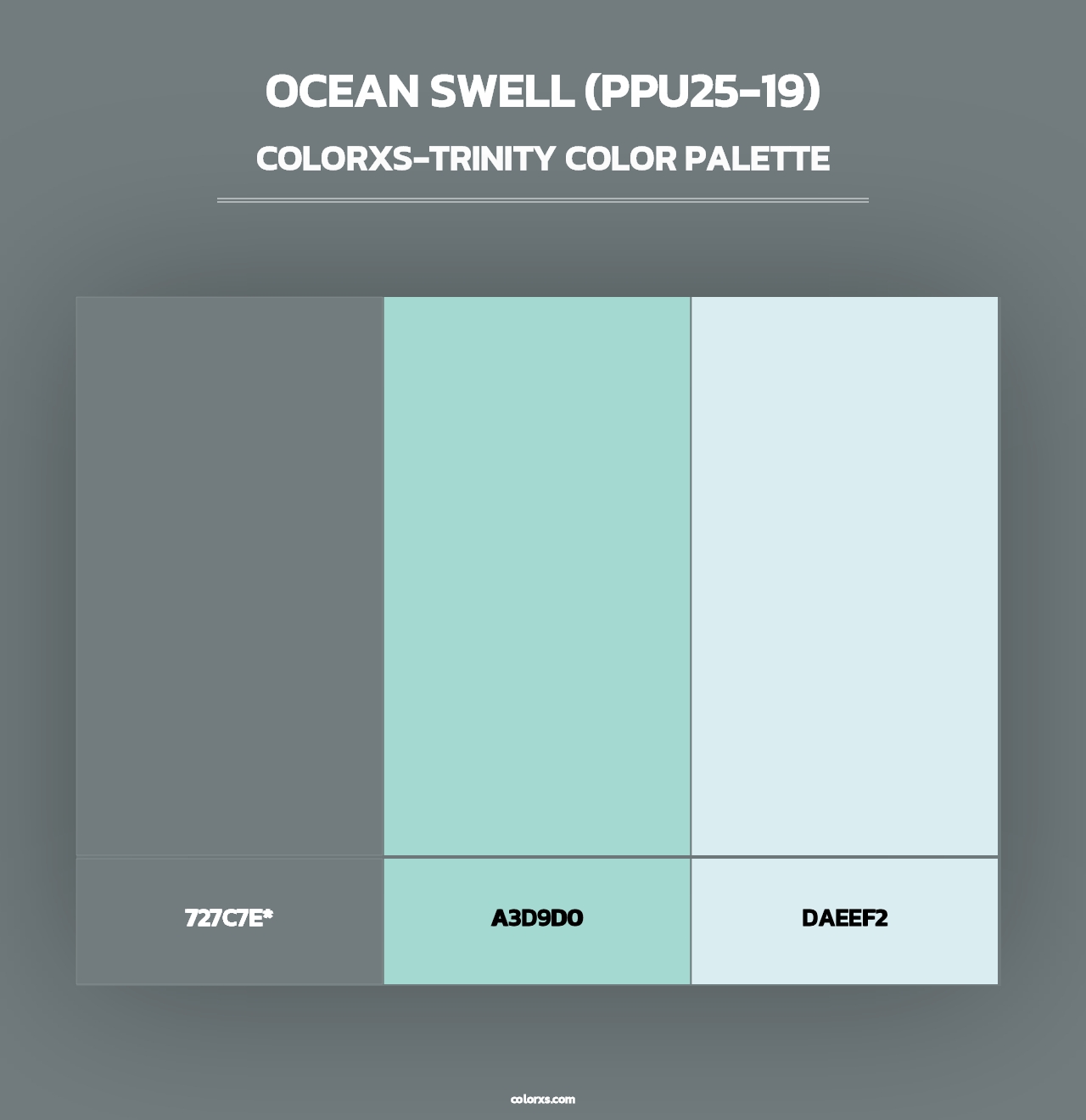 Ocean Swell (PPU25-19) - Colorxs Trinity Palette