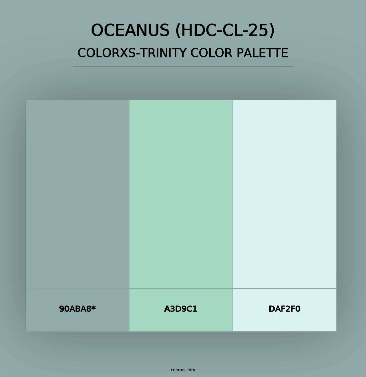 Oceanus (HDC-CL-25) - Colorxs Trinity Palette