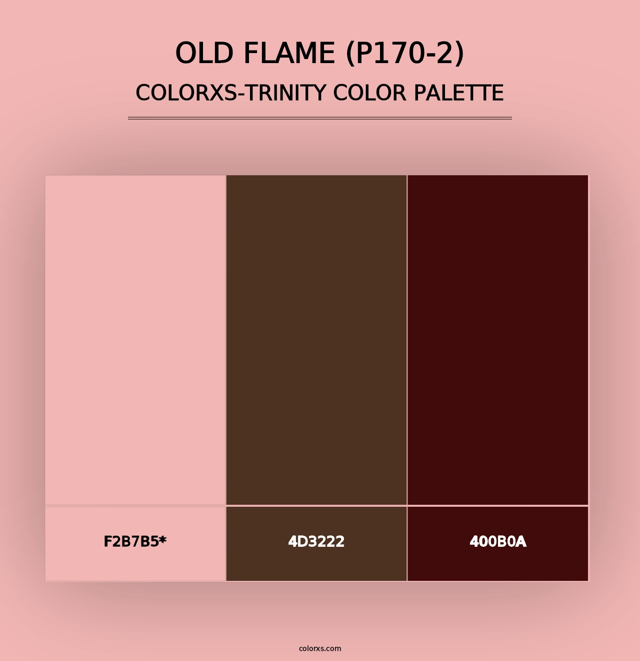 Old Flame (P170-2) - Colorxs Trinity Palette