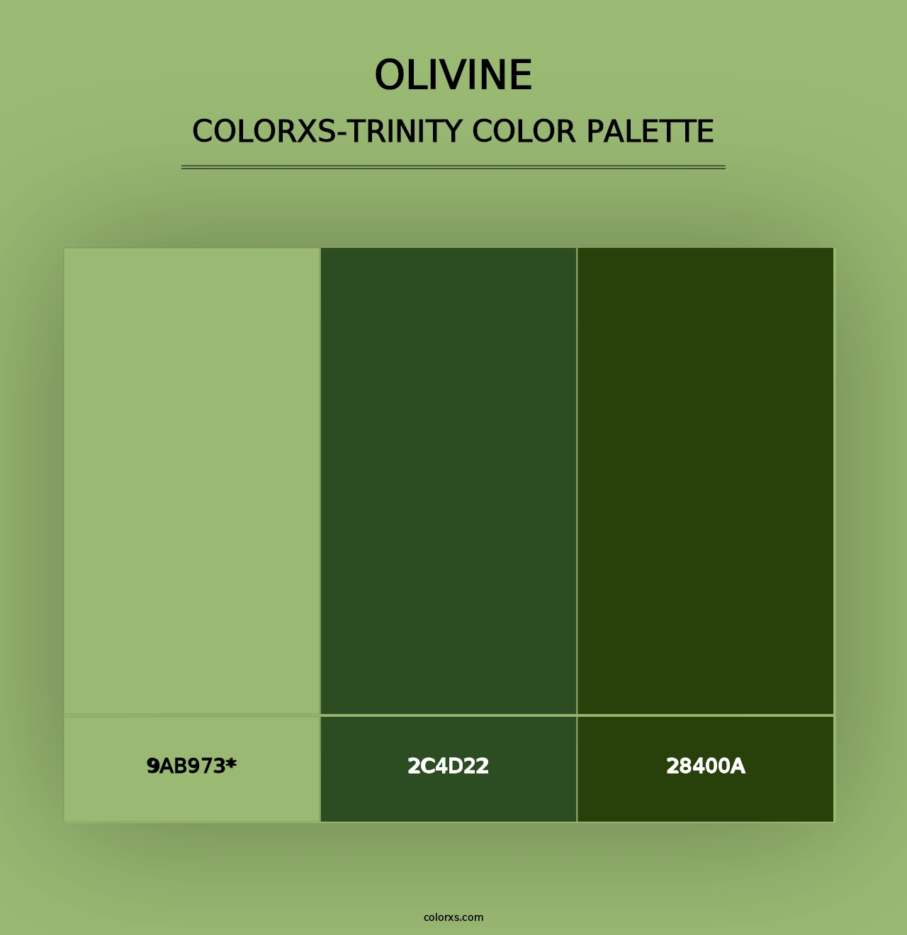 Olivine - Colorxs Trinity Palette