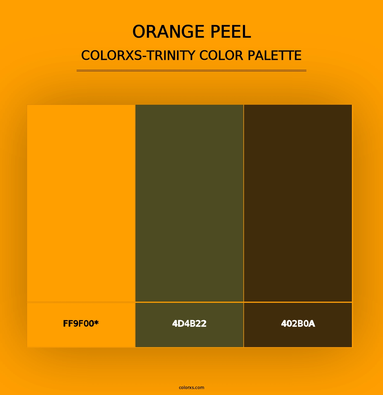 Orange Peel - Colorxs Trinity Palette