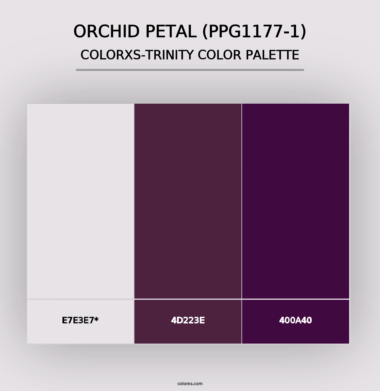 Orchid Petal (PPG1177-1) - Colorxs Trinity Palette