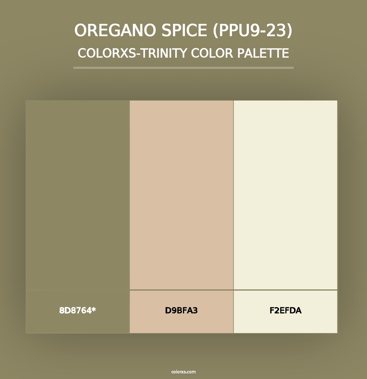 Oregano Spice (PPU9-23) - Colorxs Trinity Palette