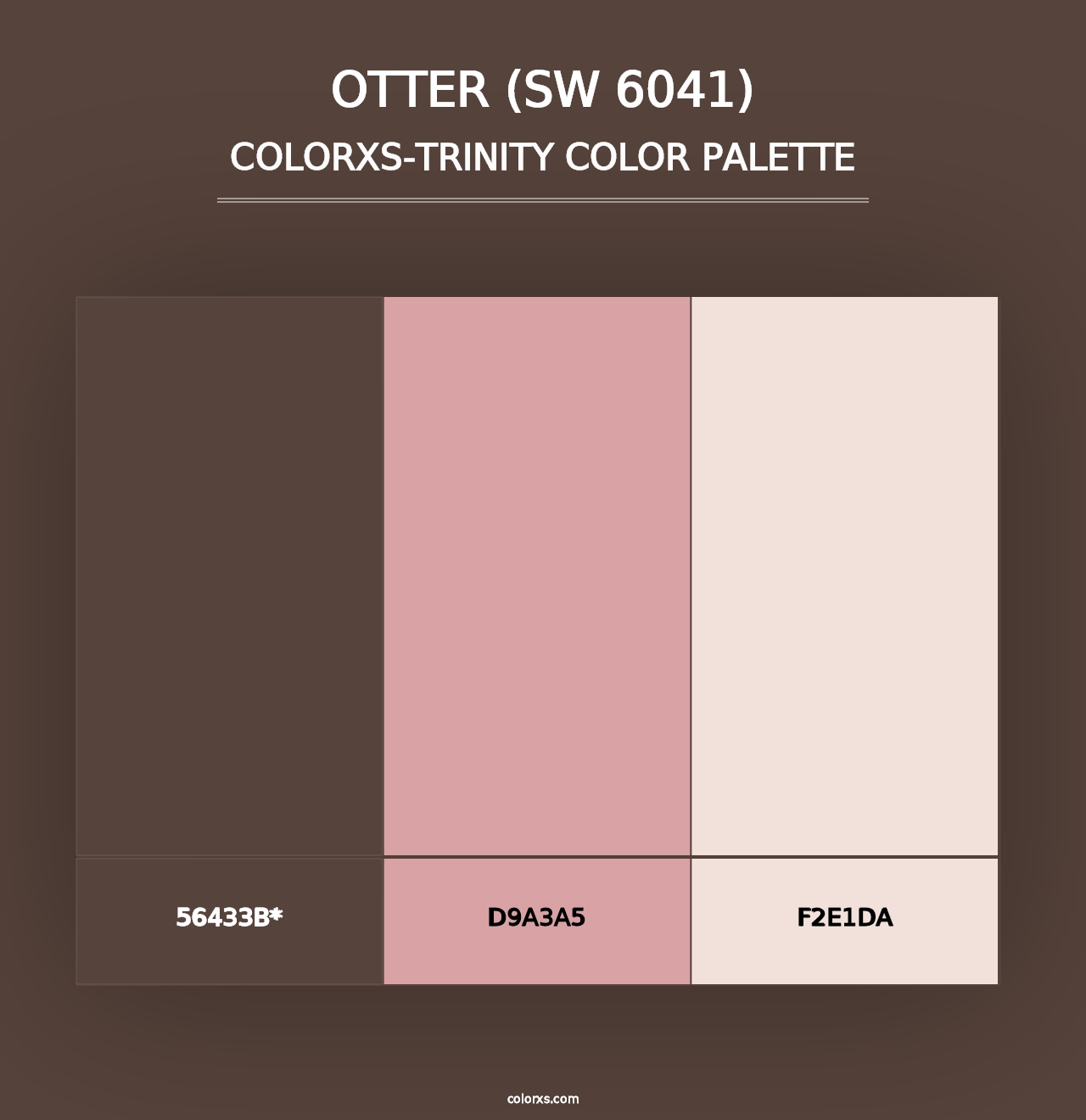 Otter (SW 6041) - Colorxs Trinity Palette