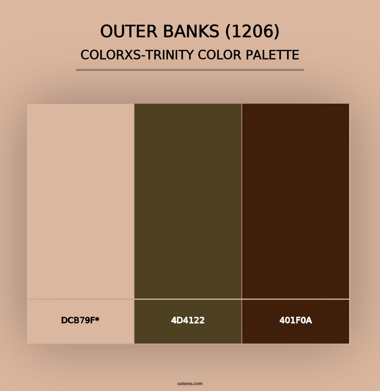 Outer Banks (1206) - Colorxs Trinity Palette