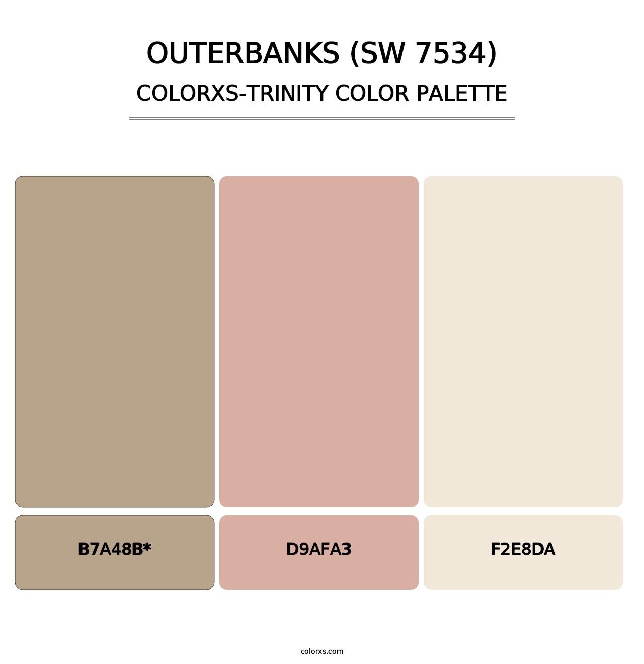 Outerbanks (SW 7534) - Colorxs Trinity Palette