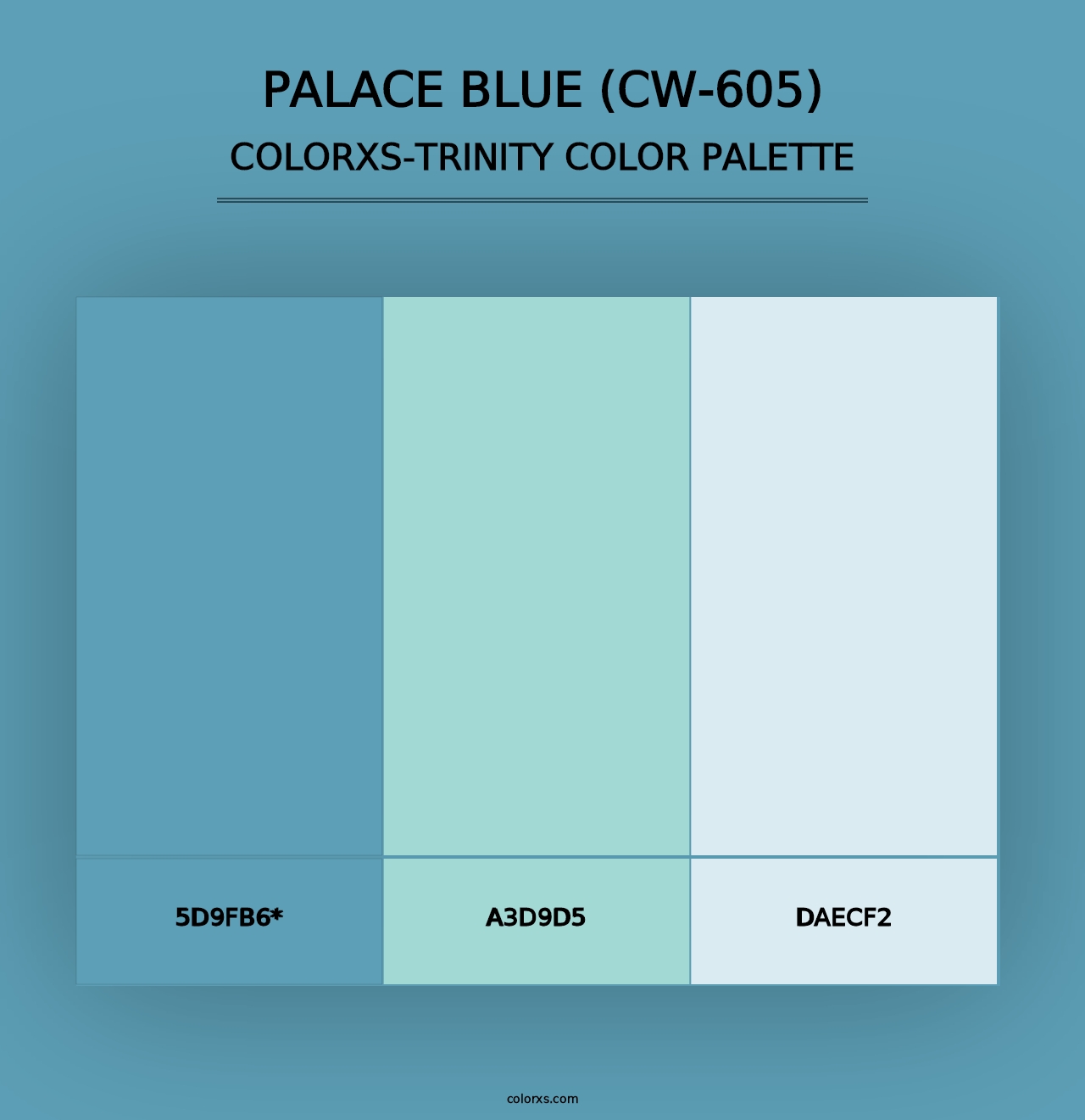 Palace Blue (CW-605) - Colorxs Trinity Palette