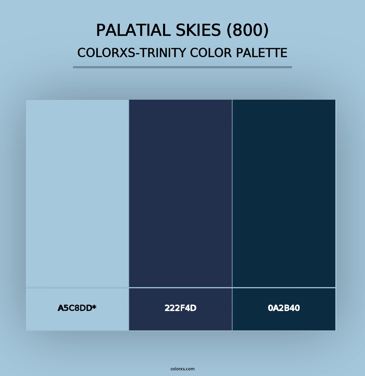 Palatial Skies (800) - Colorxs Trinity Palette