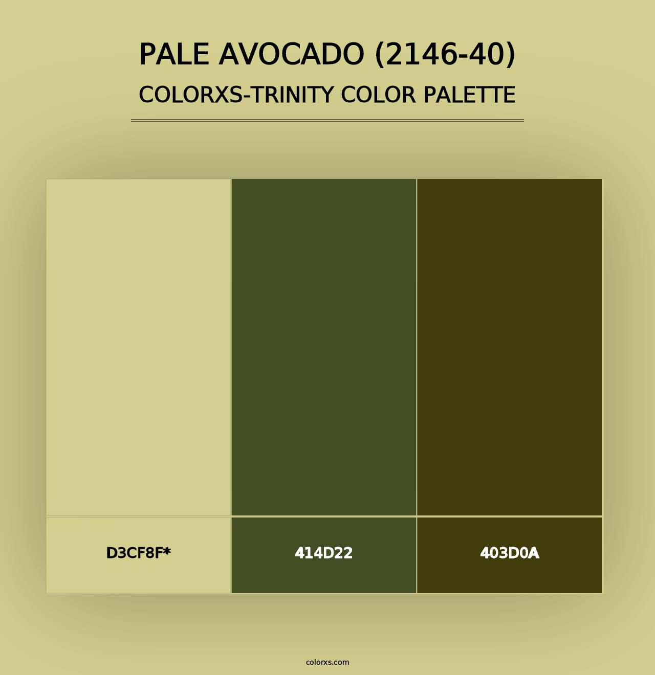 Pale Avocado (2146-40) - Colorxs Trinity Palette