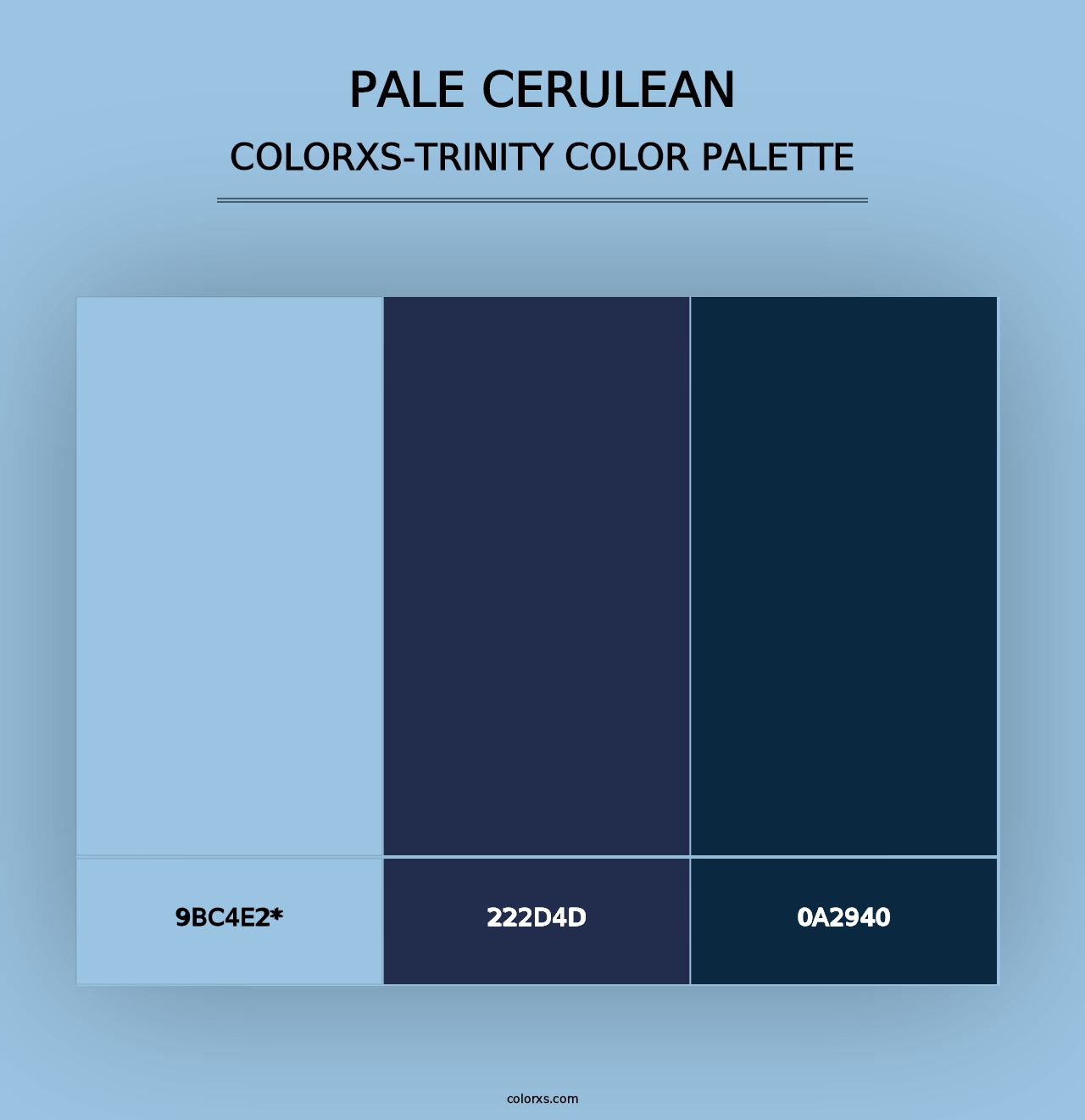 Pale Cerulean - Colorxs Trinity Palette