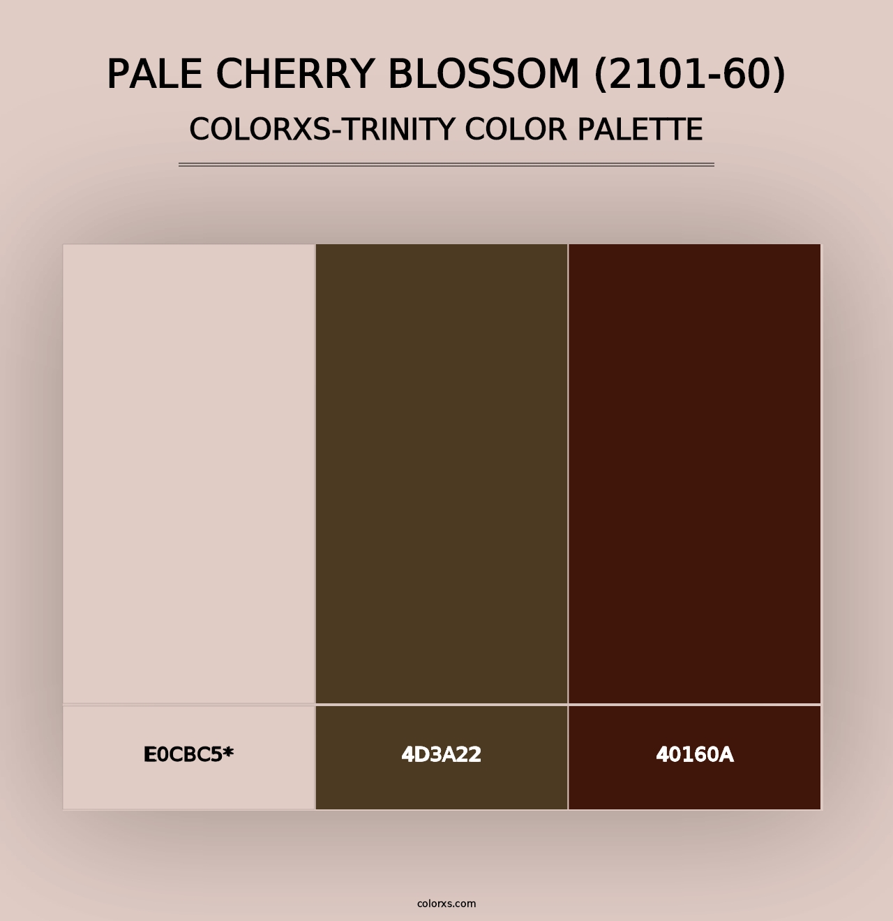 Pale Cherry Blossom (2101-60) - Colorxs Trinity Palette