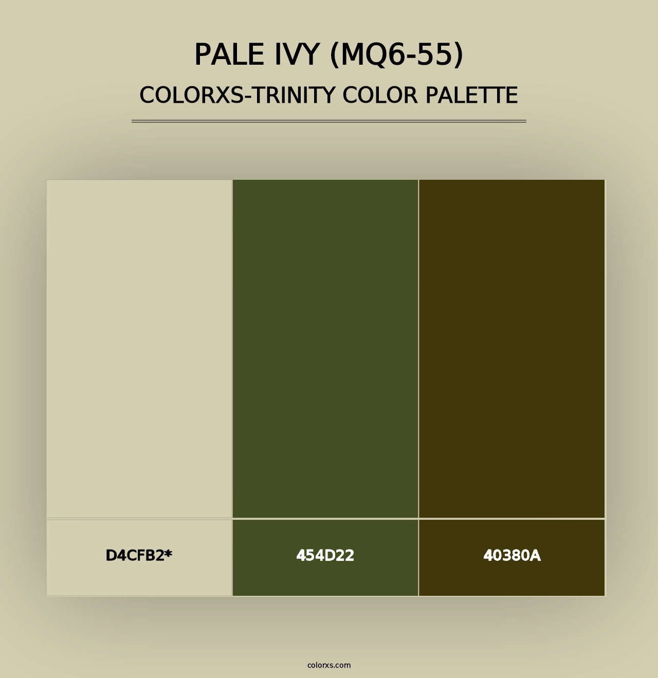 Pale Ivy (MQ6-55) - Colorxs Trinity Palette