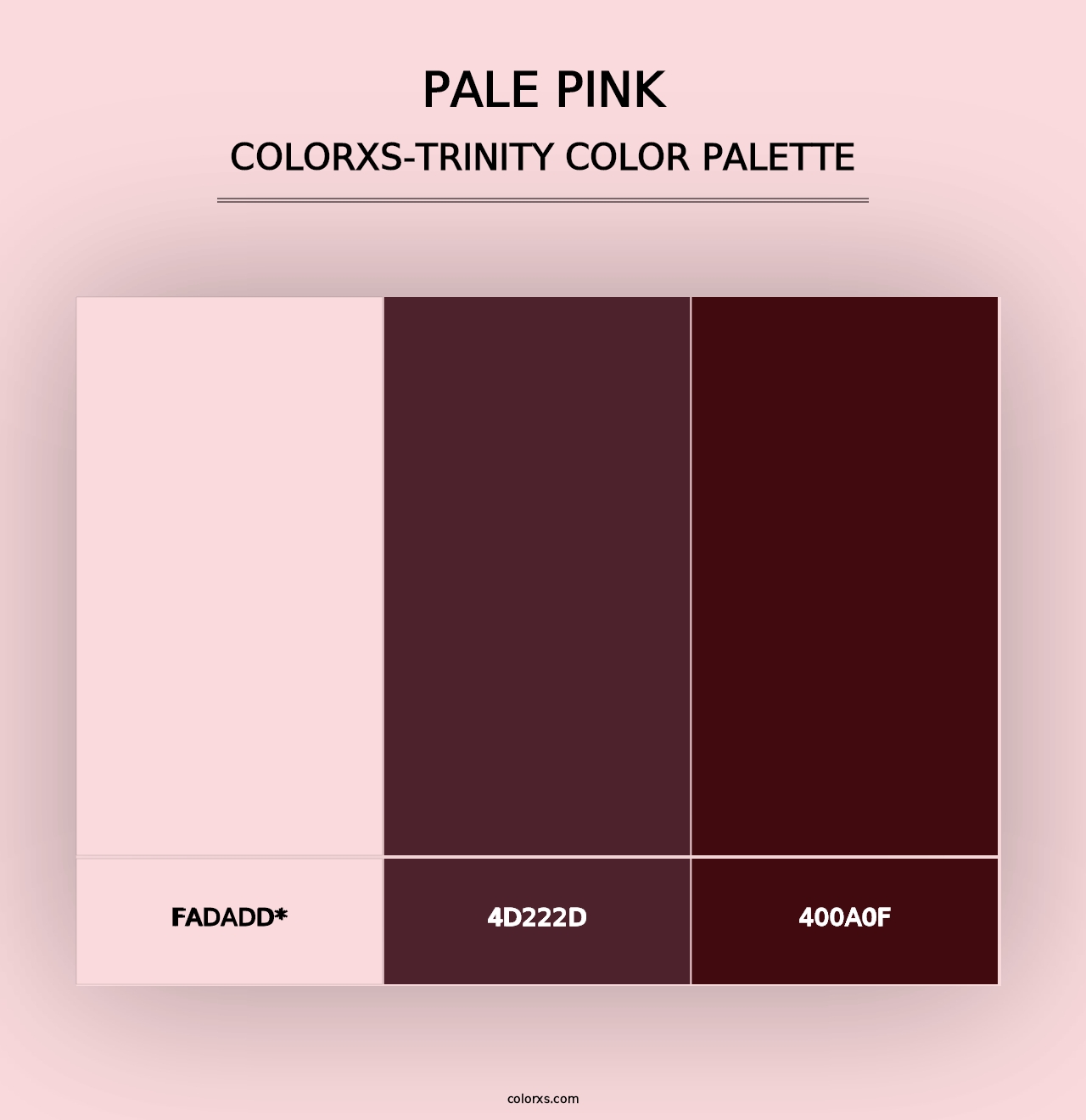 Pale Pink - Colorxs Trinity Palette