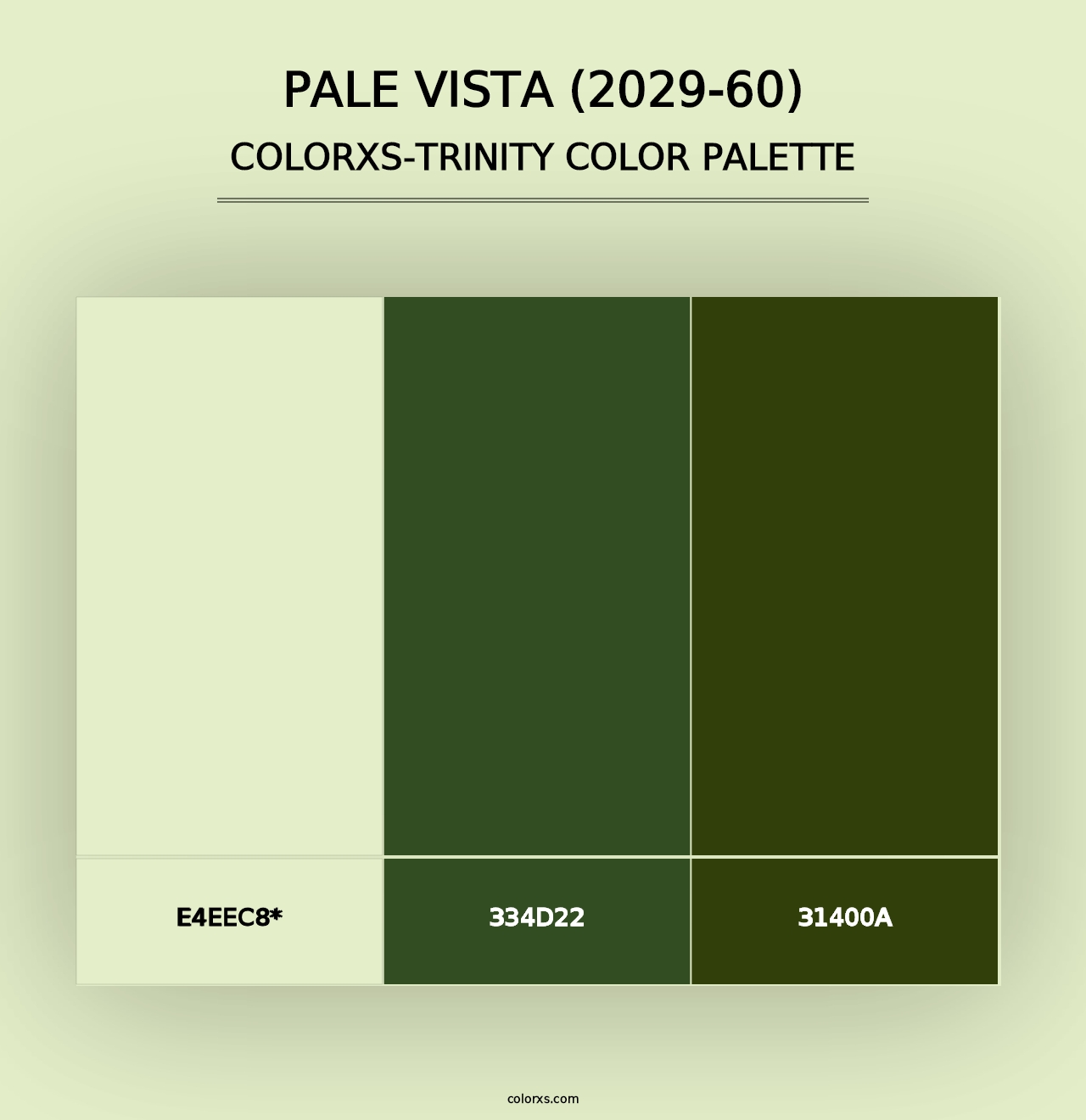 Pale Vista (2029-60) - Colorxs Trinity Palette