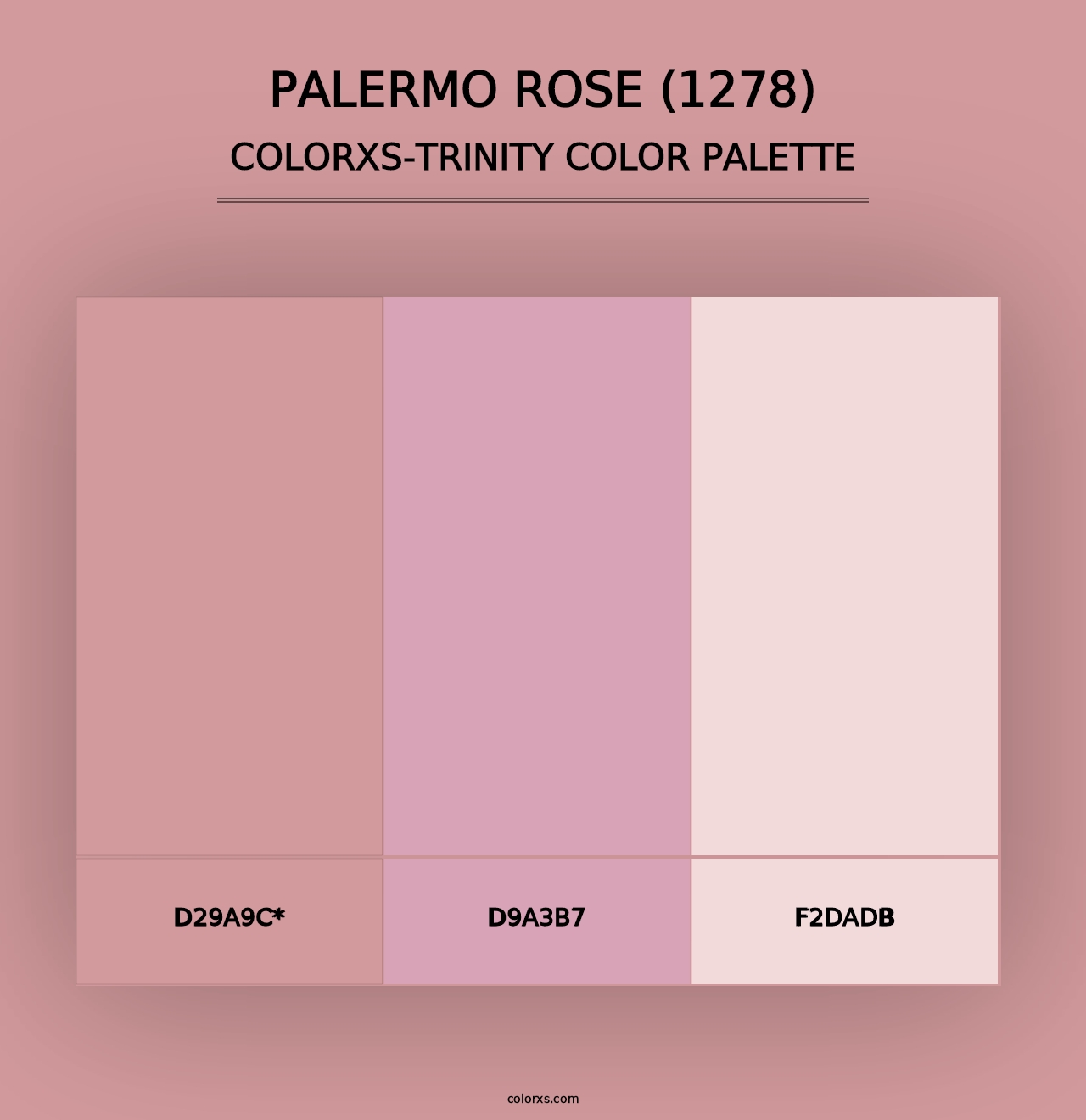 Palermo Rose (1278) - Colorxs Trinity Palette