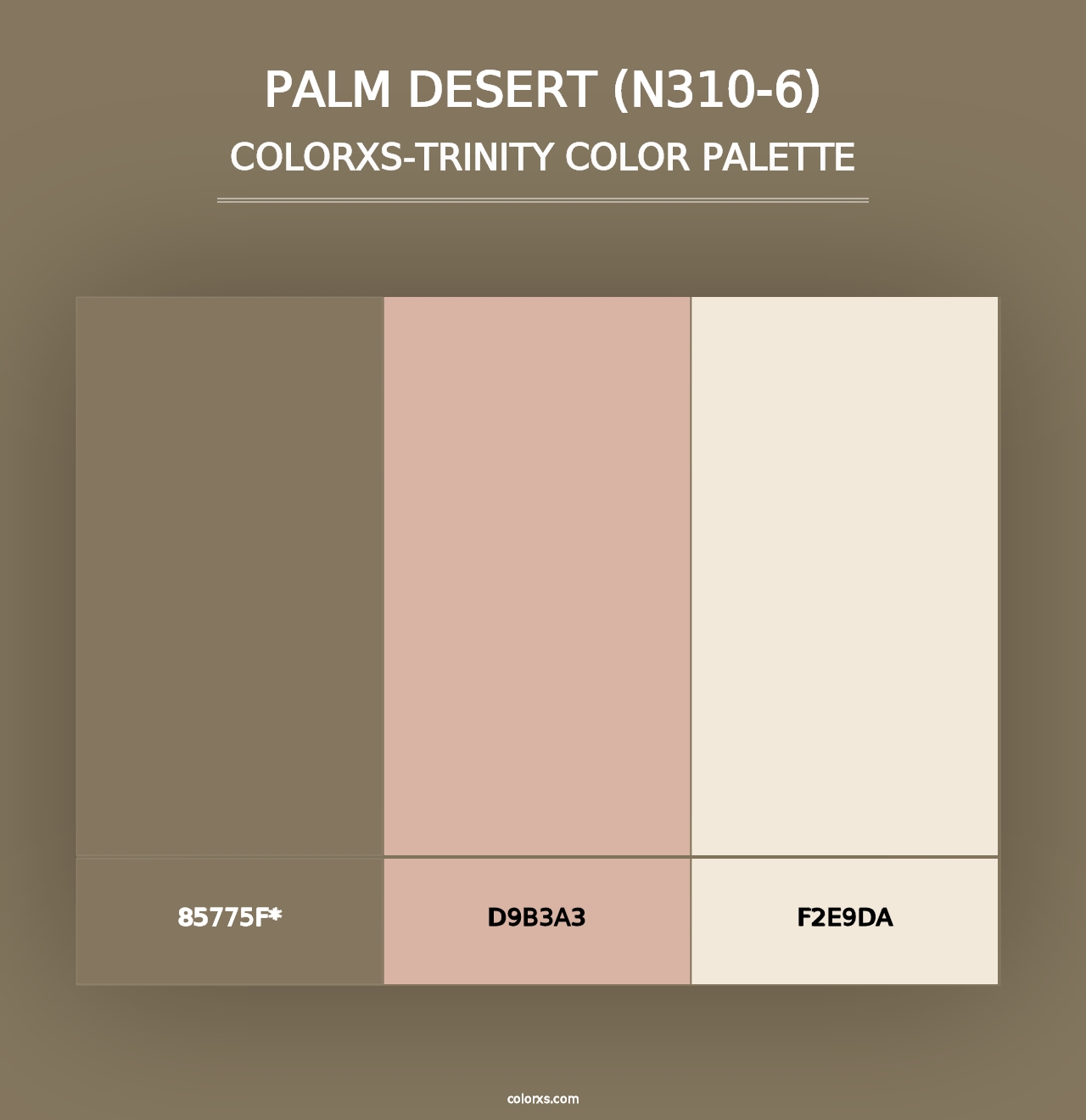 Palm Desert (N310-6) - Colorxs Trinity Palette