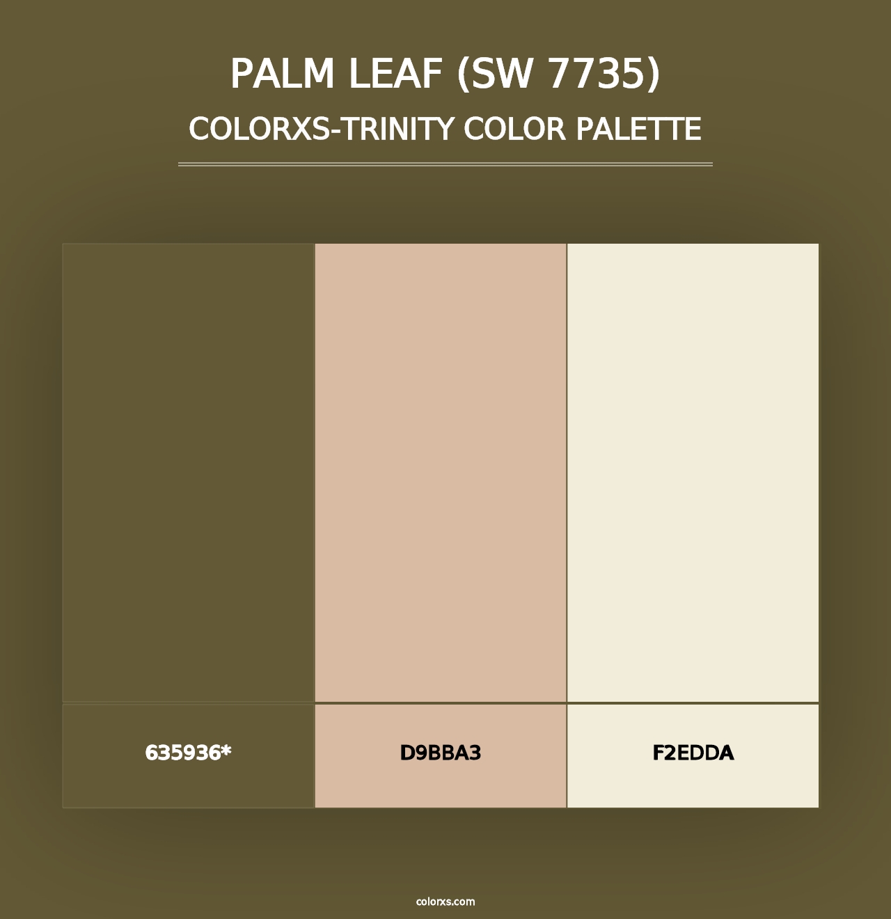 Palm Leaf (SW 7735) - Colorxs Trinity Palette