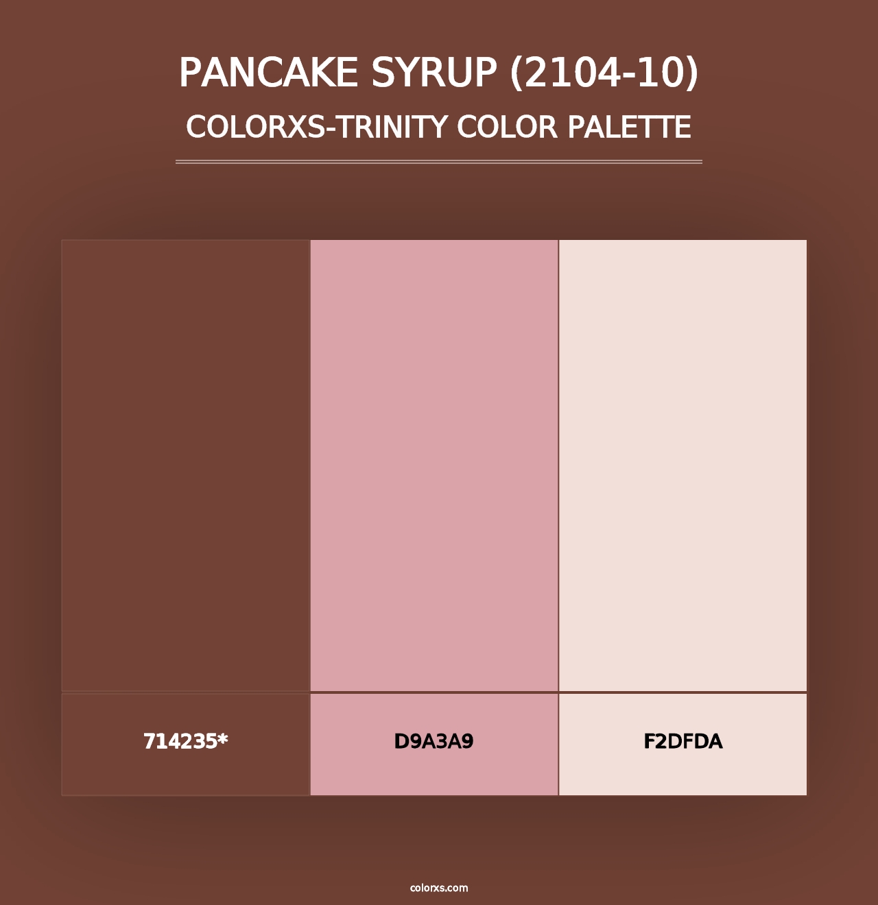 Pancake Syrup (2104-10) - Colorxs Trinity Palette