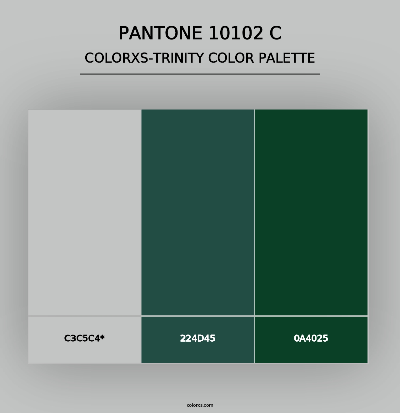 PANTONE 10102 C - Colorxs Trinity Palette