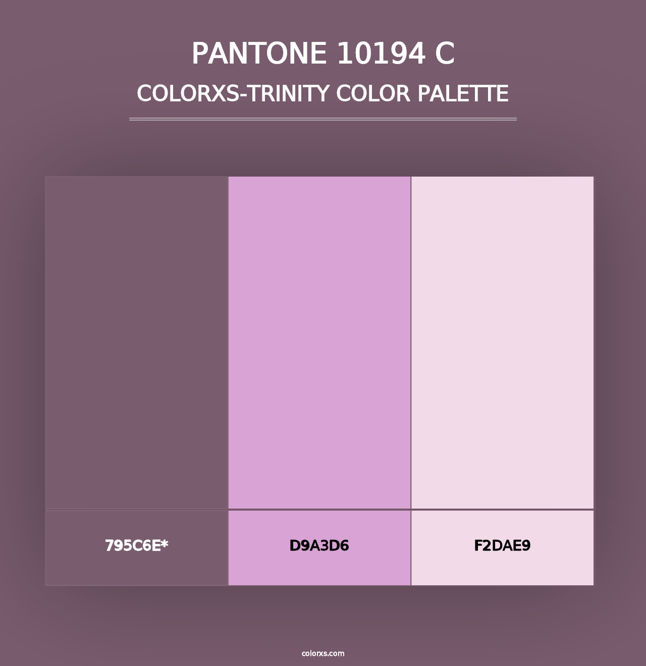 PANTONE 10194 C - Colorxs Trinity Palette