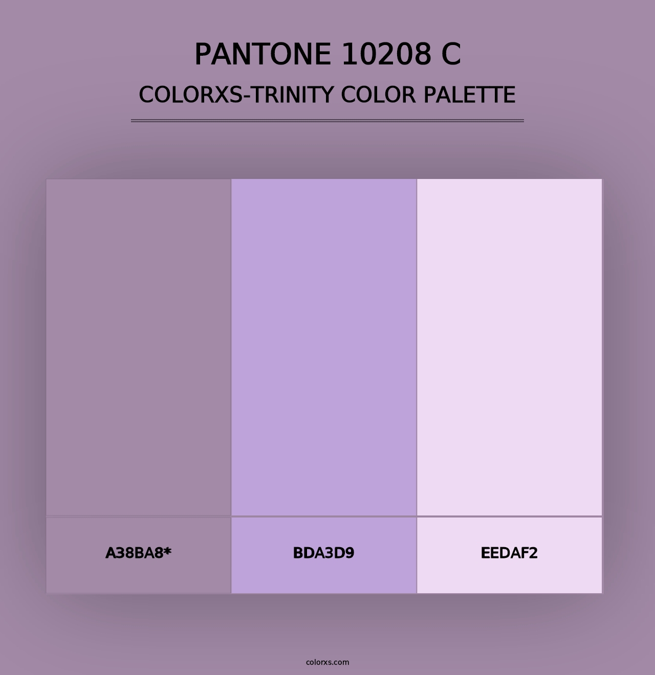 PANTONE 10208 C - Colorxs Trinity Palette