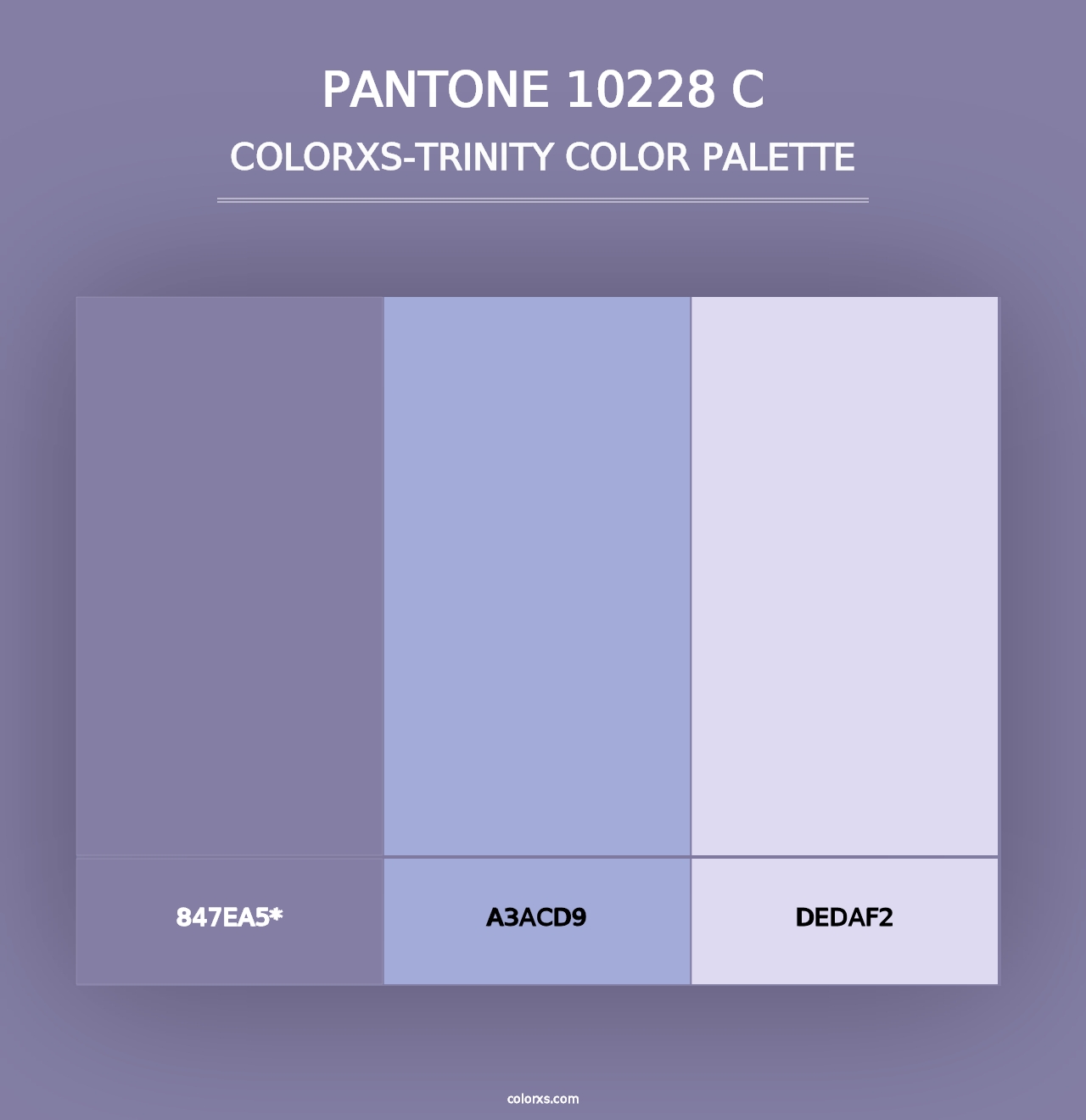 PANTONE 10228 C - Colorxs Trinity Palette