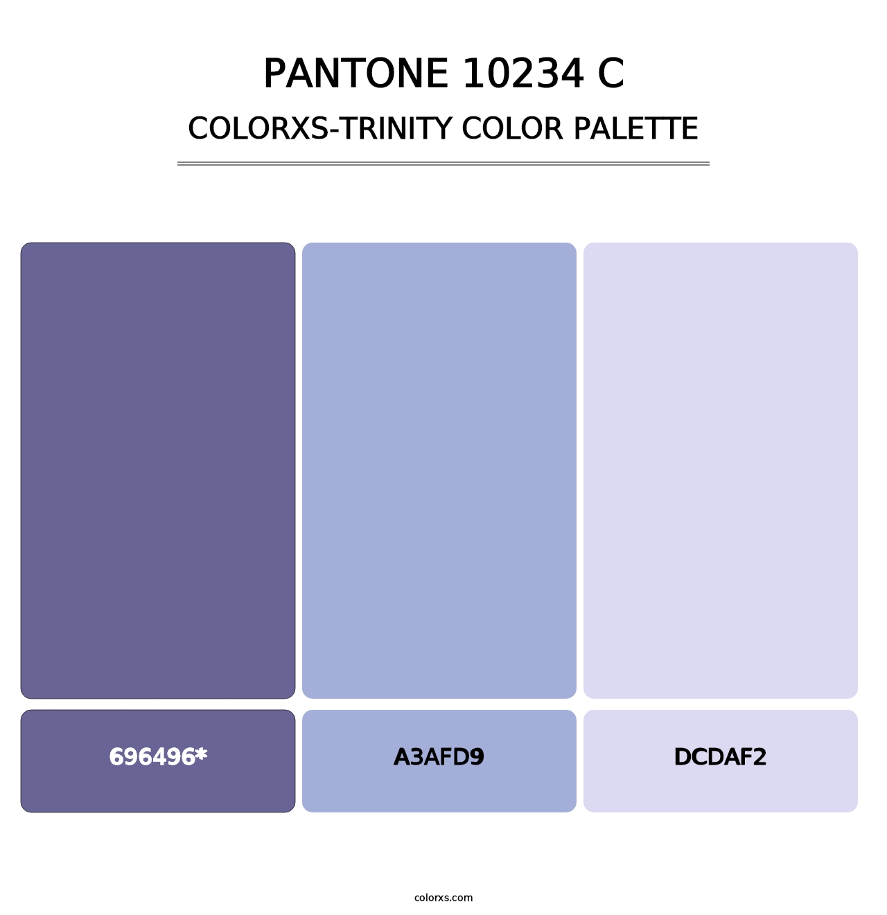 PANTONE 10234 C - Colorxs Trinity Palette