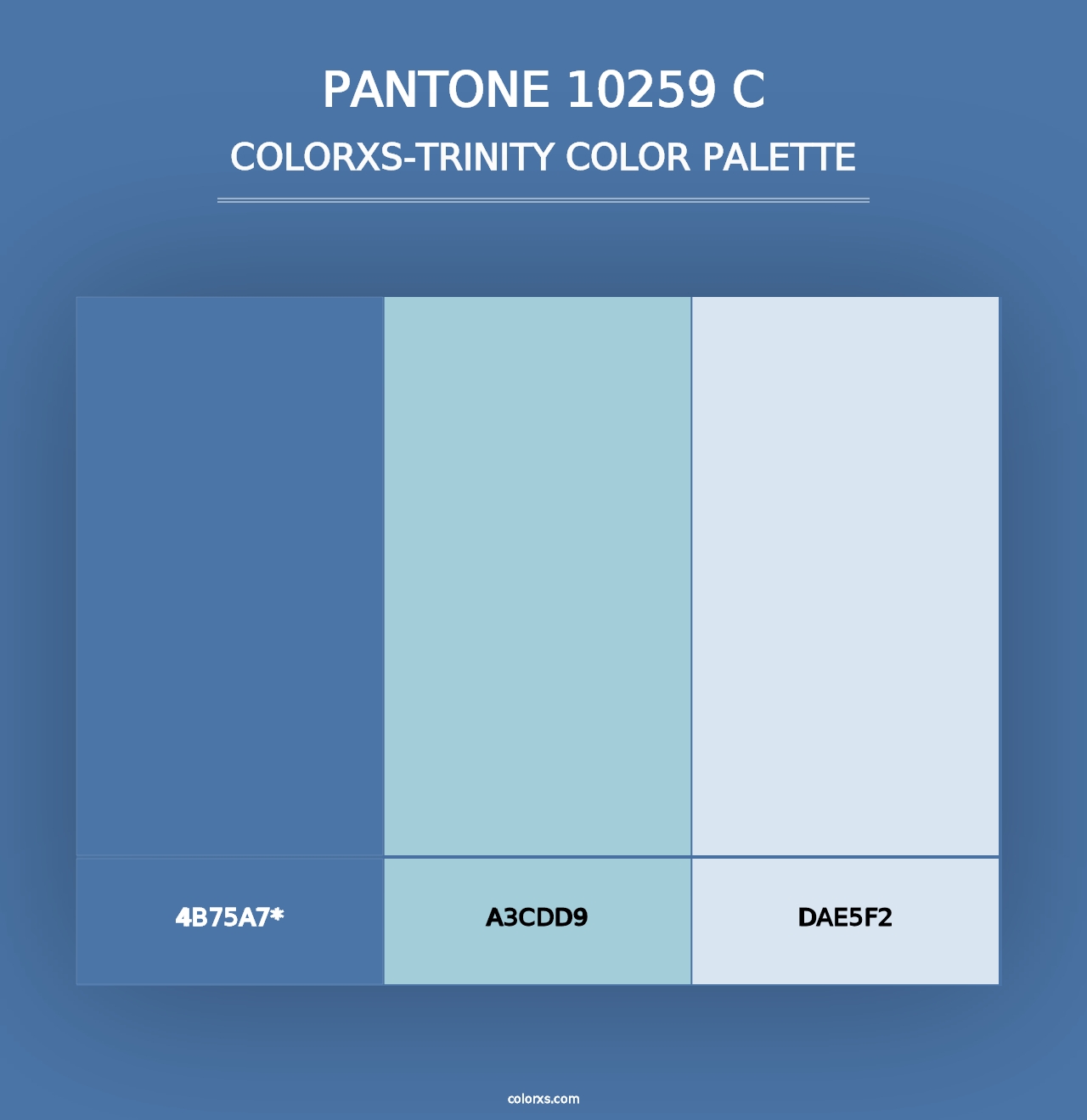 PANTONE 10259 C - Colorxs Trinity Palette