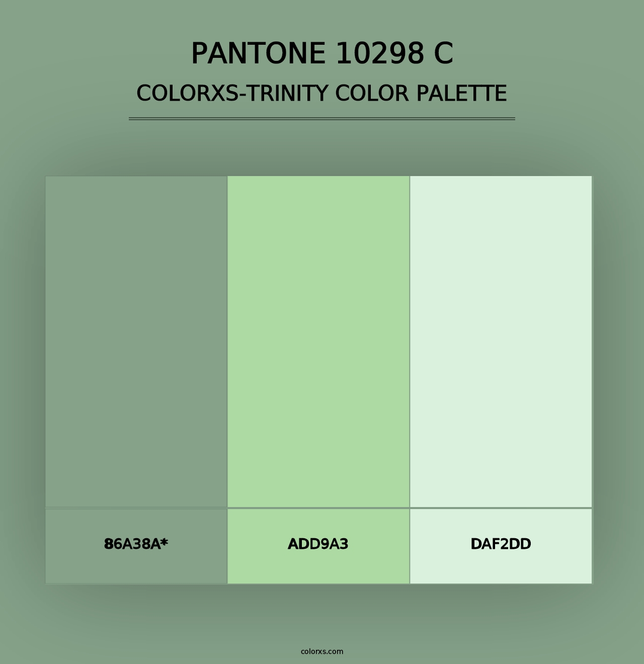 PANTONE 10298 C - Colorxs Trinity Palette