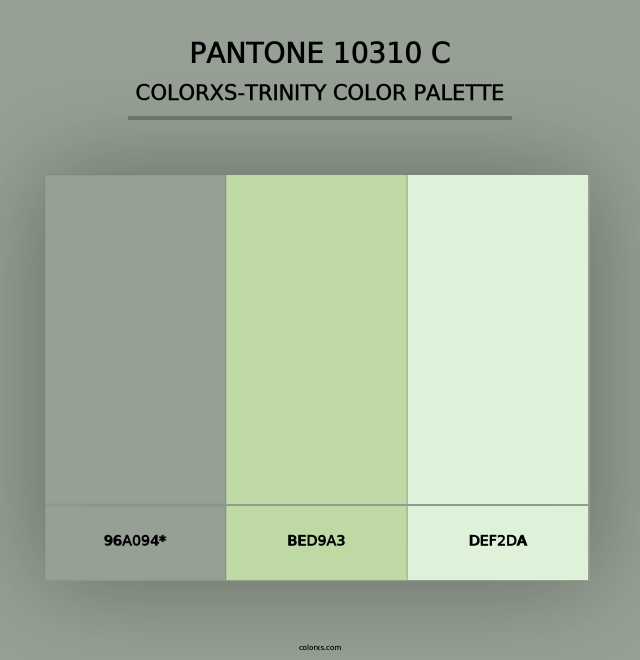 PANTONE 10310 C - Colorxs Trinity Palette