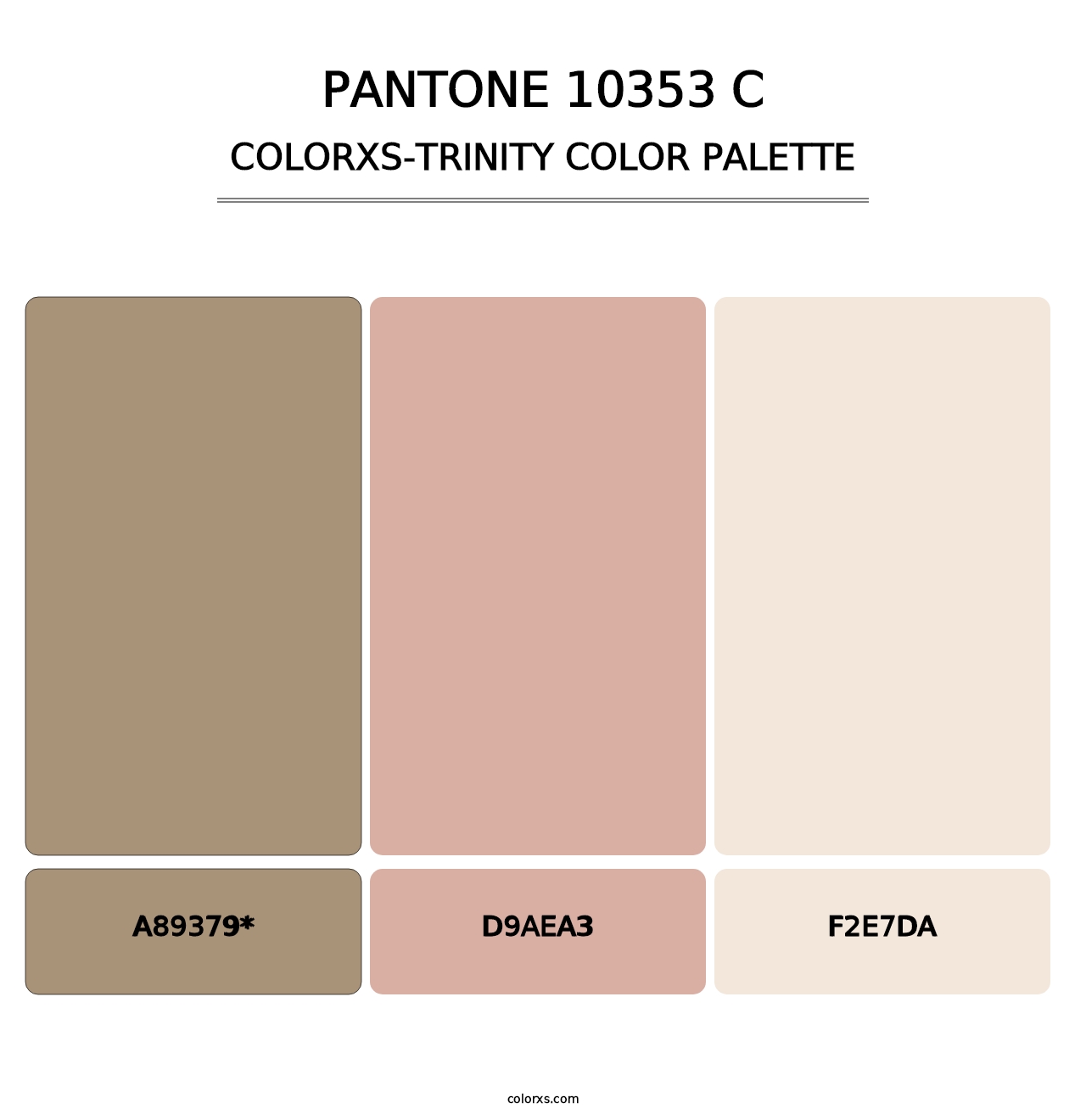 PANTONE 10353 C - Colorxs Trinity Palette