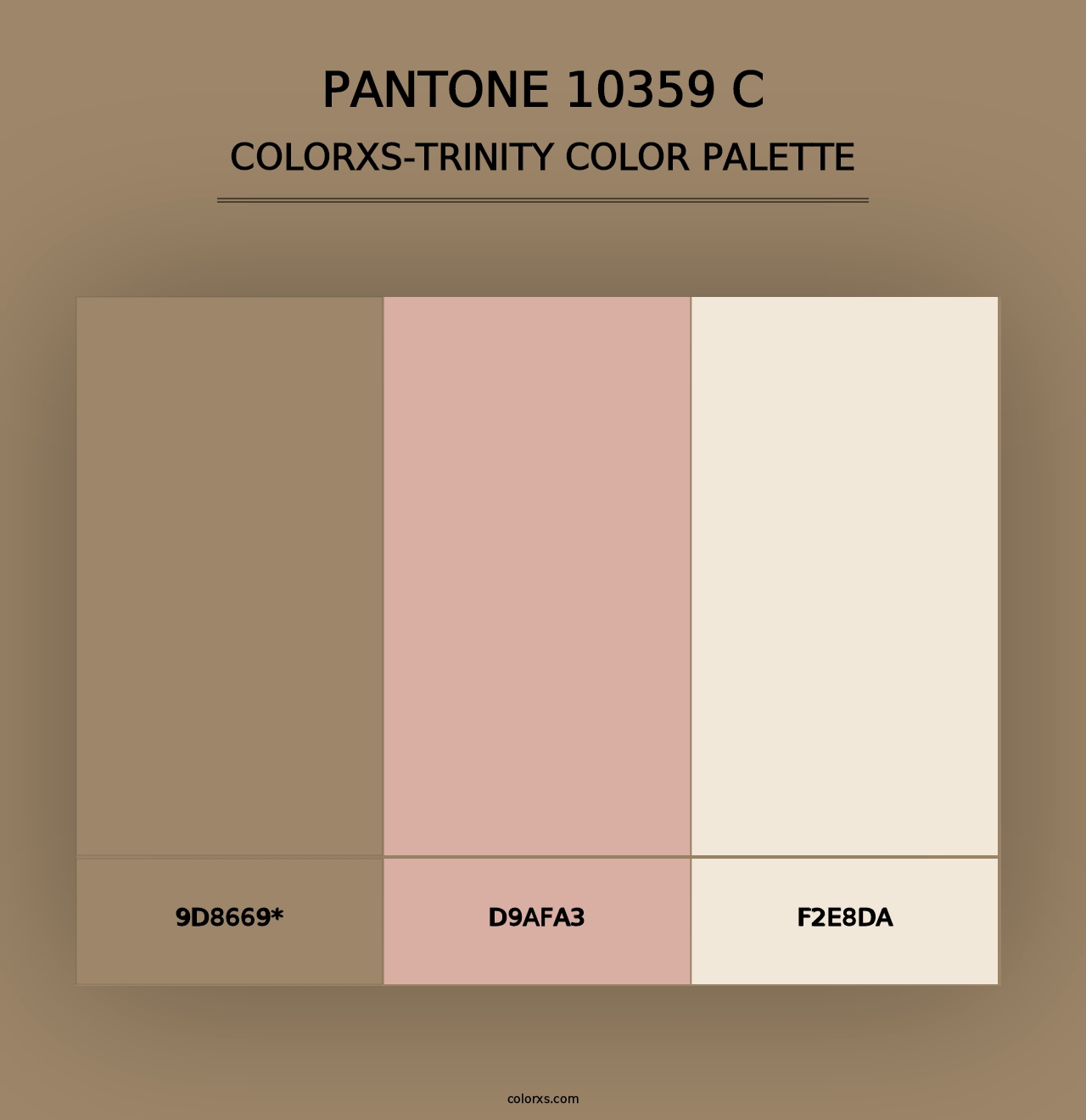 PANTONE 10359 C - Colorxs Trinity Palette